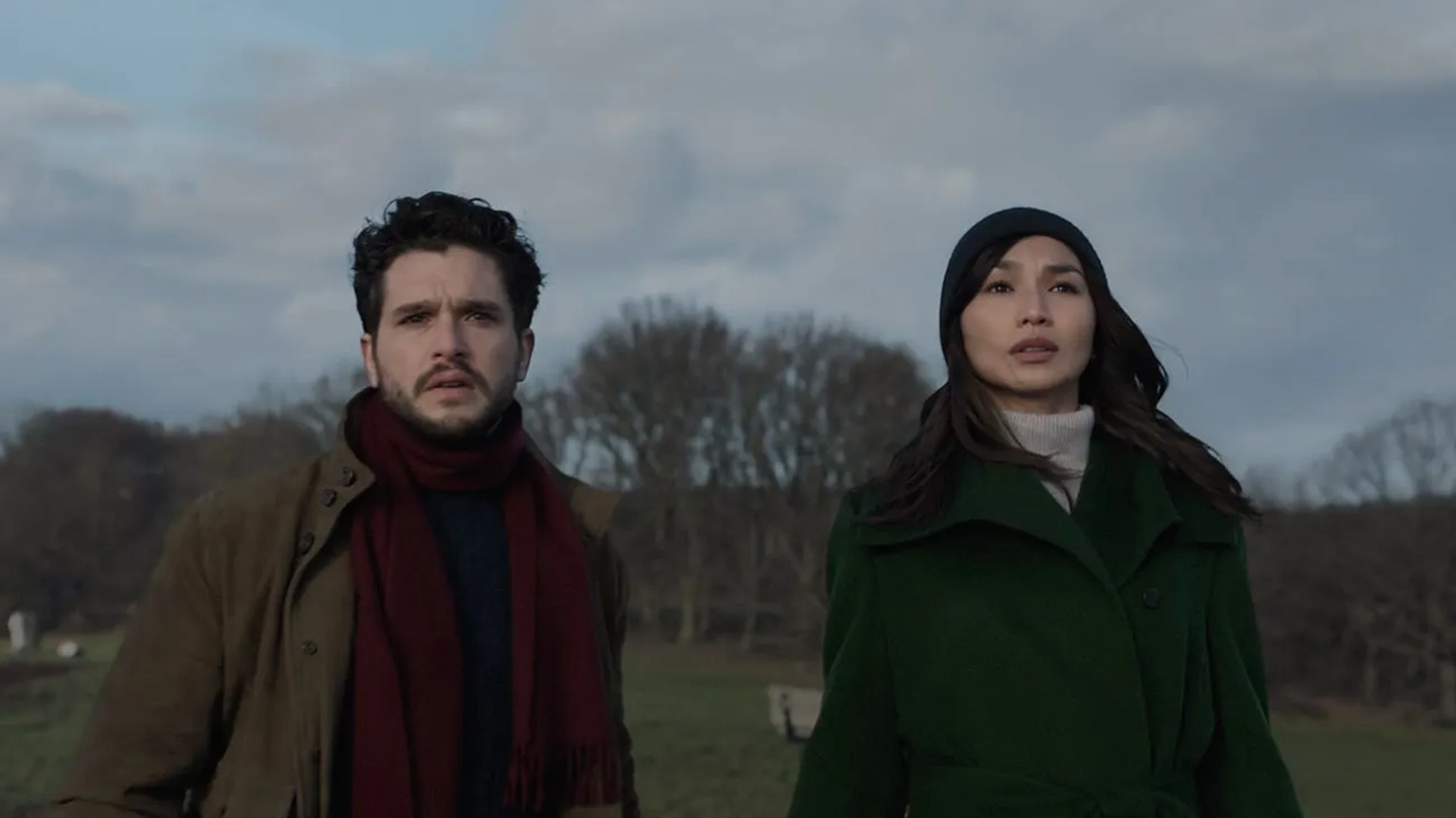 Gemma Chan and Kit Harington in Eternals (2021)