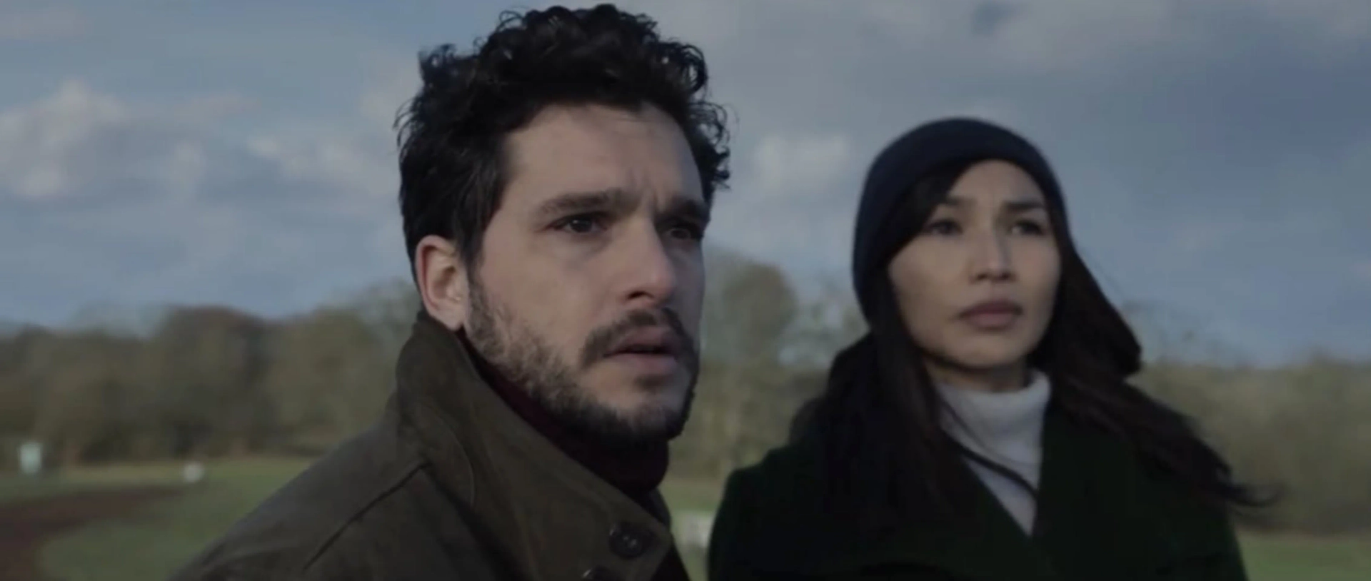 Gemma Chan and Kit Harington in Eternals (2021)