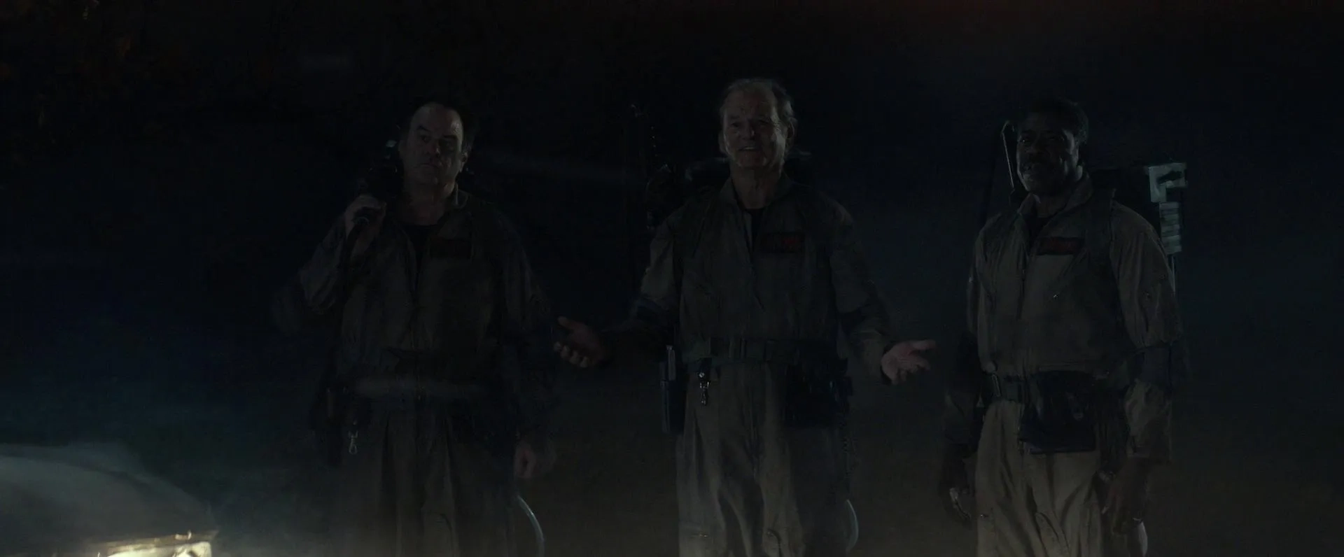 Dan Aykroyd, Bill Murray, and Ernie Hudson in Ghostbusters: Afterlife (2021)