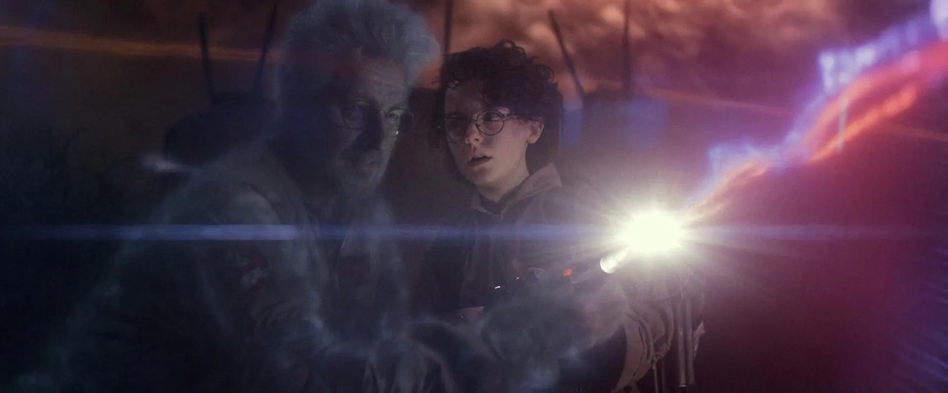 Harold Ramis and Mckenna Grace in Ghostbusters: Afterlife (2021)