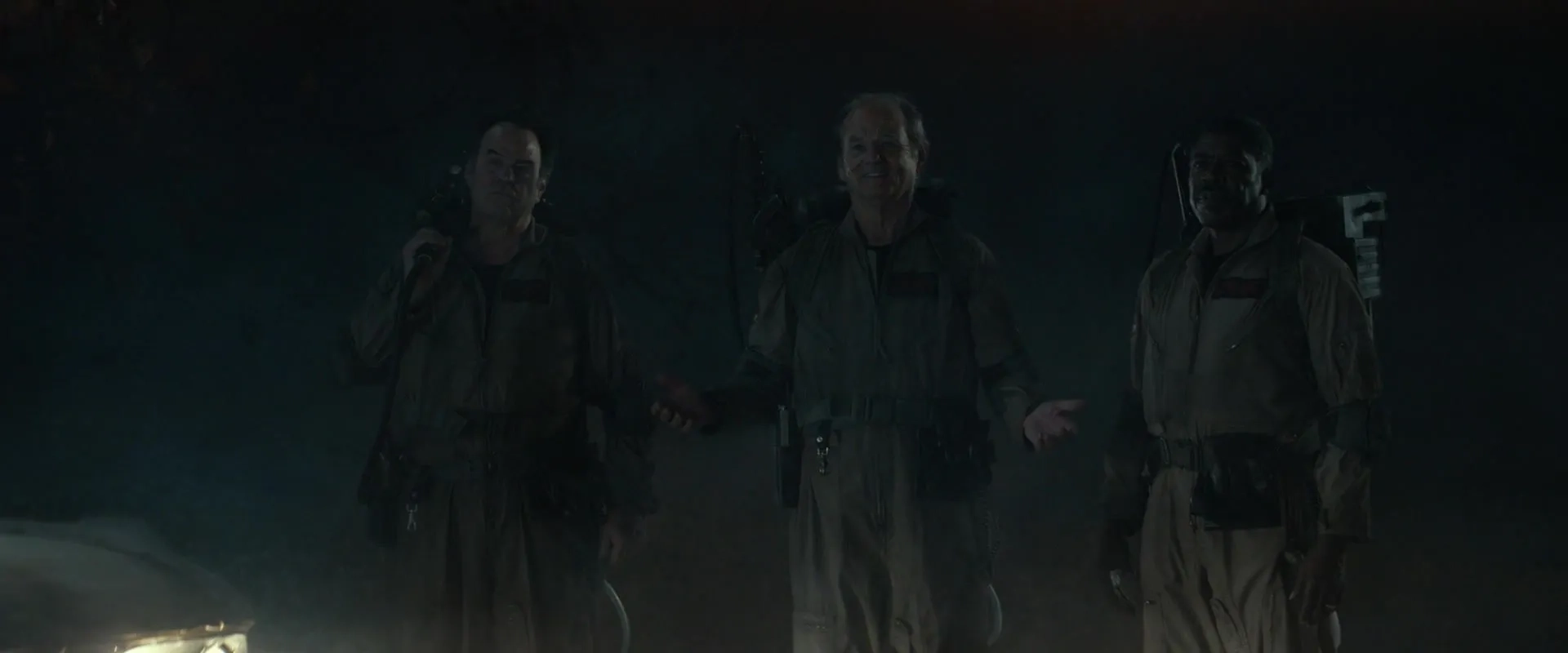 Dan Aykroyd, Bill Murray, and Ernie Hudson in Ghostbusters: Afterlife (2021)