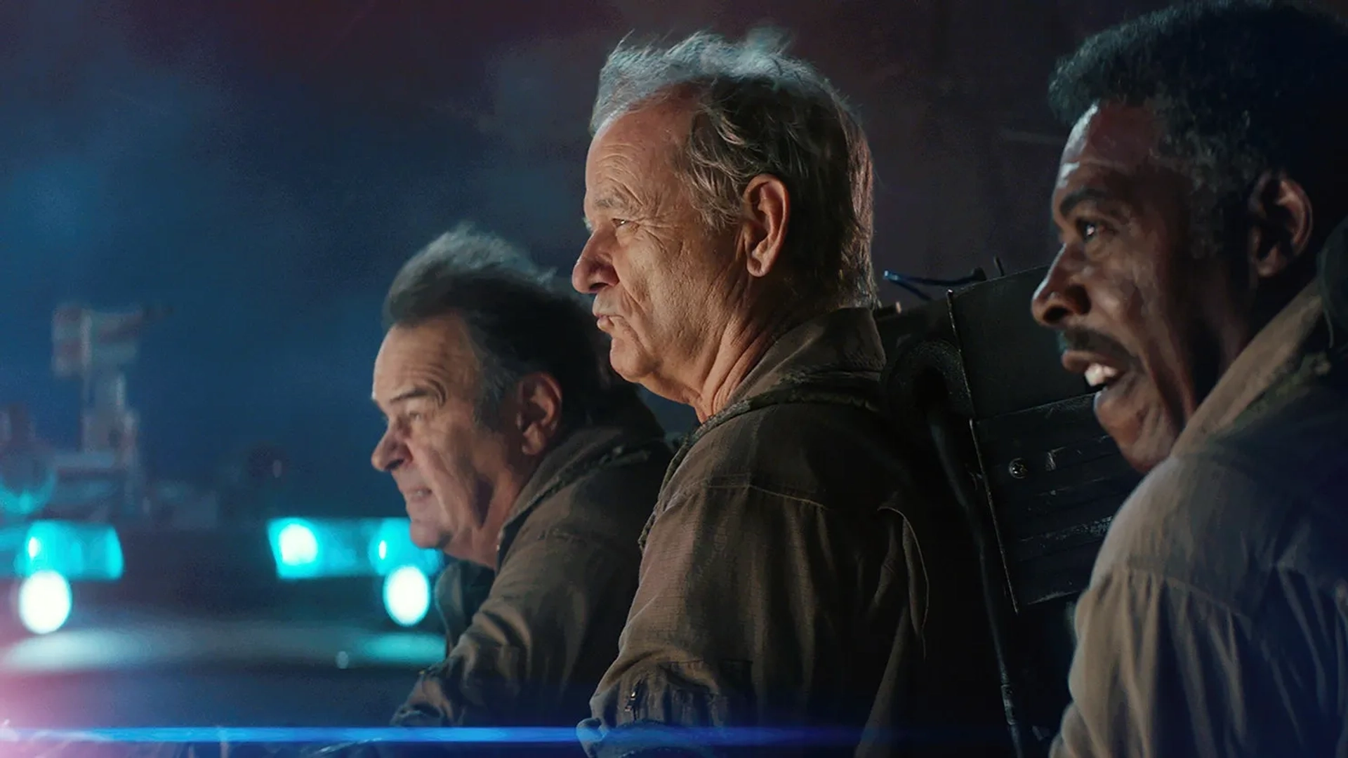 Dan Aykroyd, Bill Murray, and Ernie Hudson in Ghostbusters: Afterlife (2021)