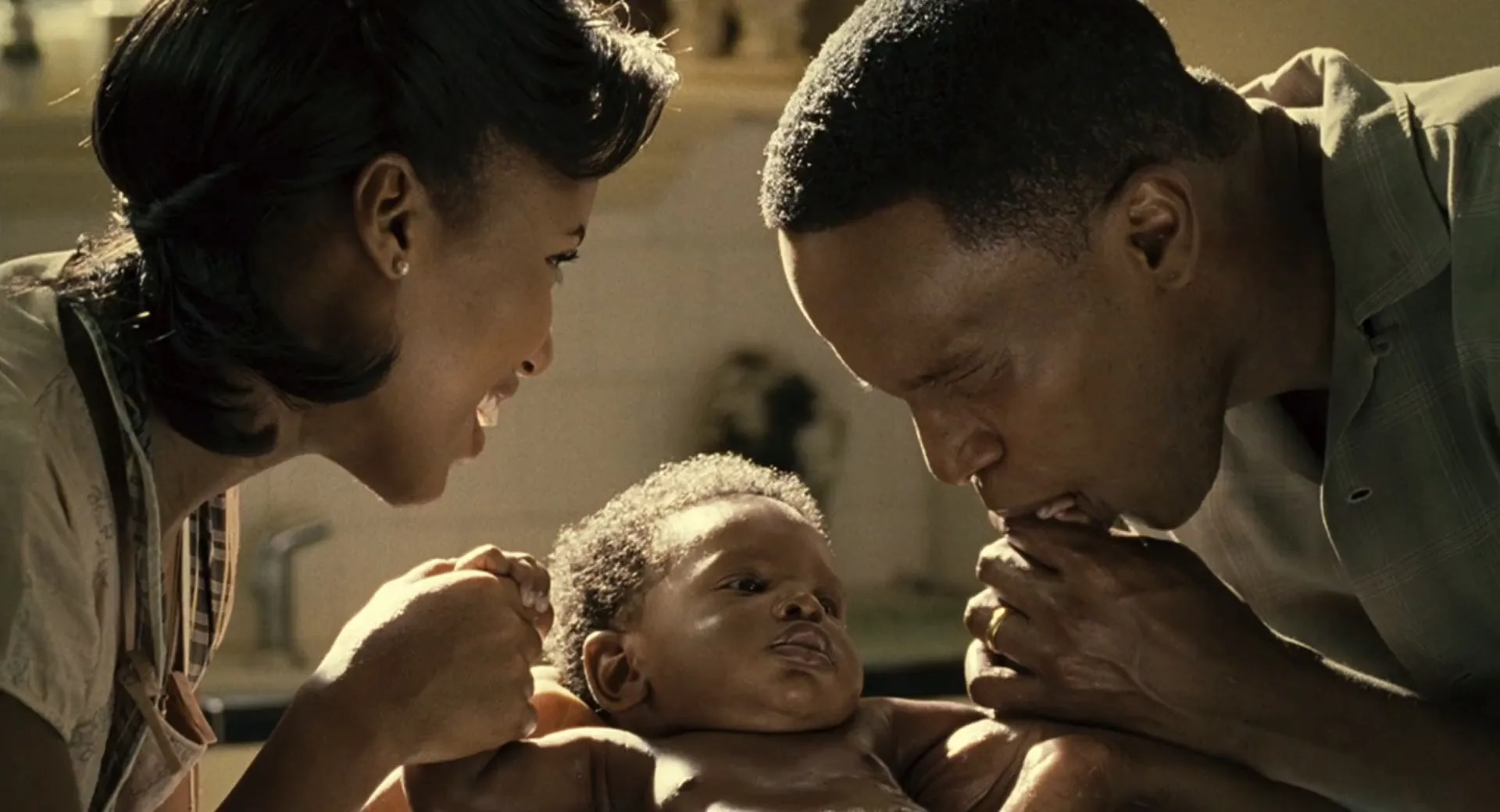 Jamie Foxx and Kerry Washington in Ray (2004)