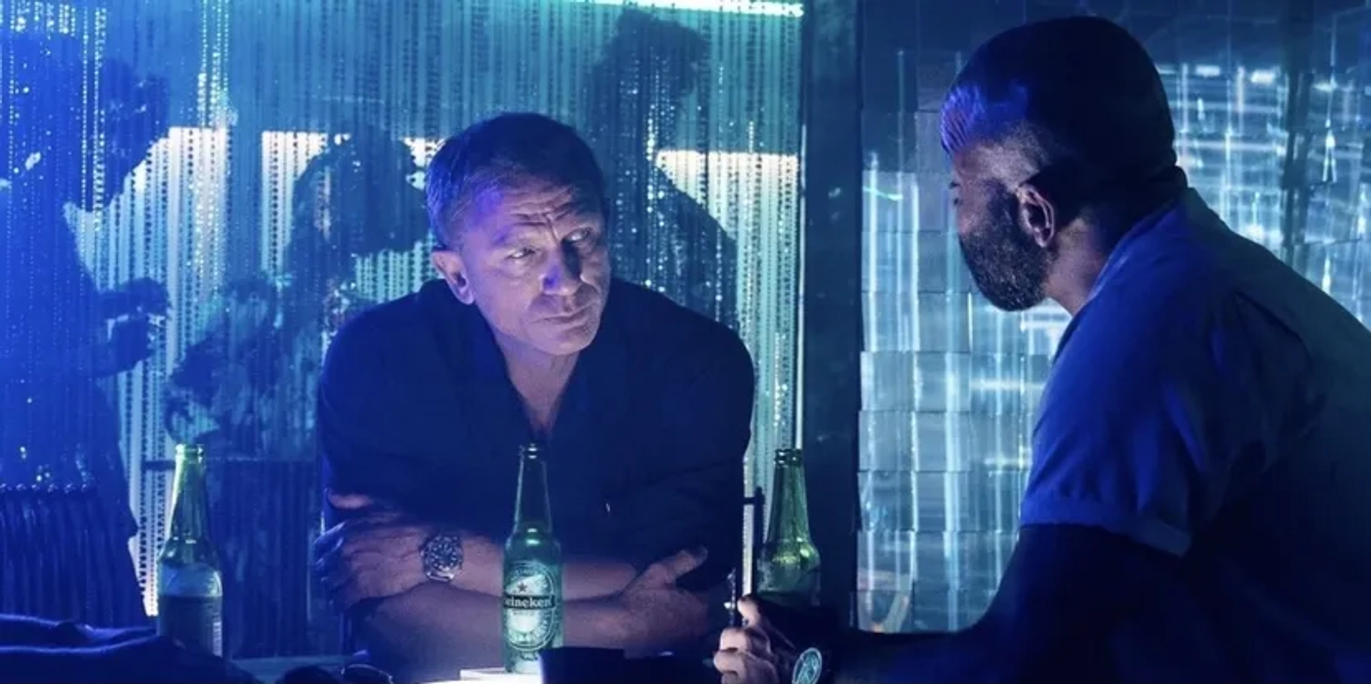 Daniel Craig and Jeffrey Wright in No Time to Die (2021)