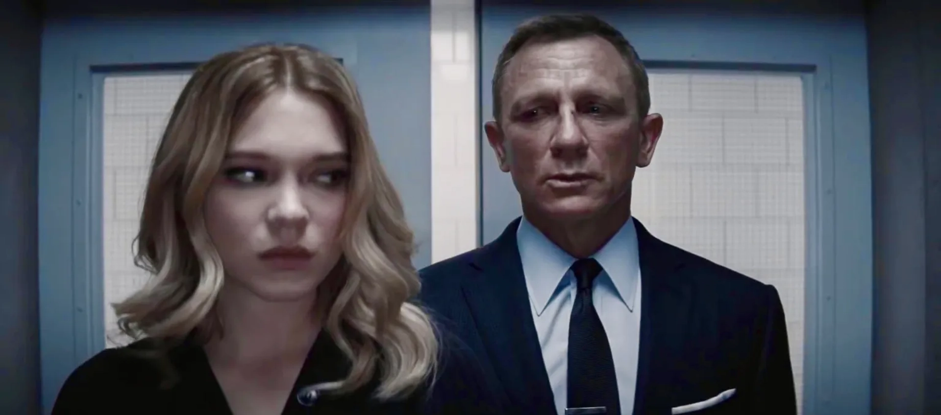 Daniel Craig and Léa Seydoux in No Time to Die (2021)