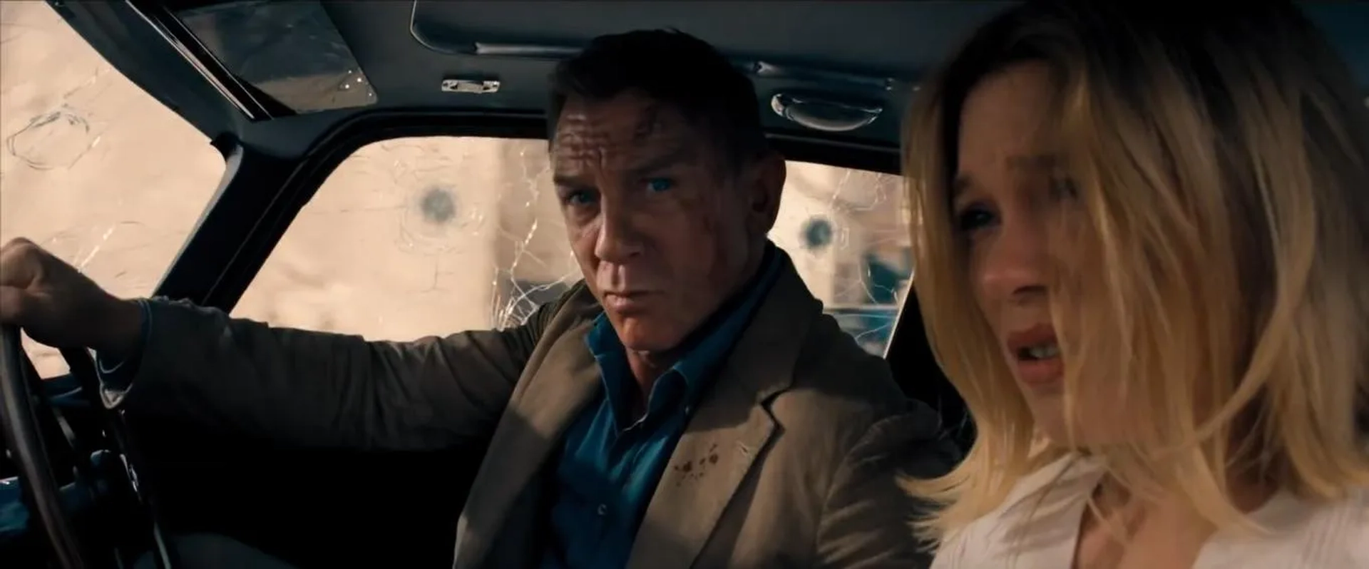 Daniel Craig and Léa Seydoux in No Time to Die (2021)