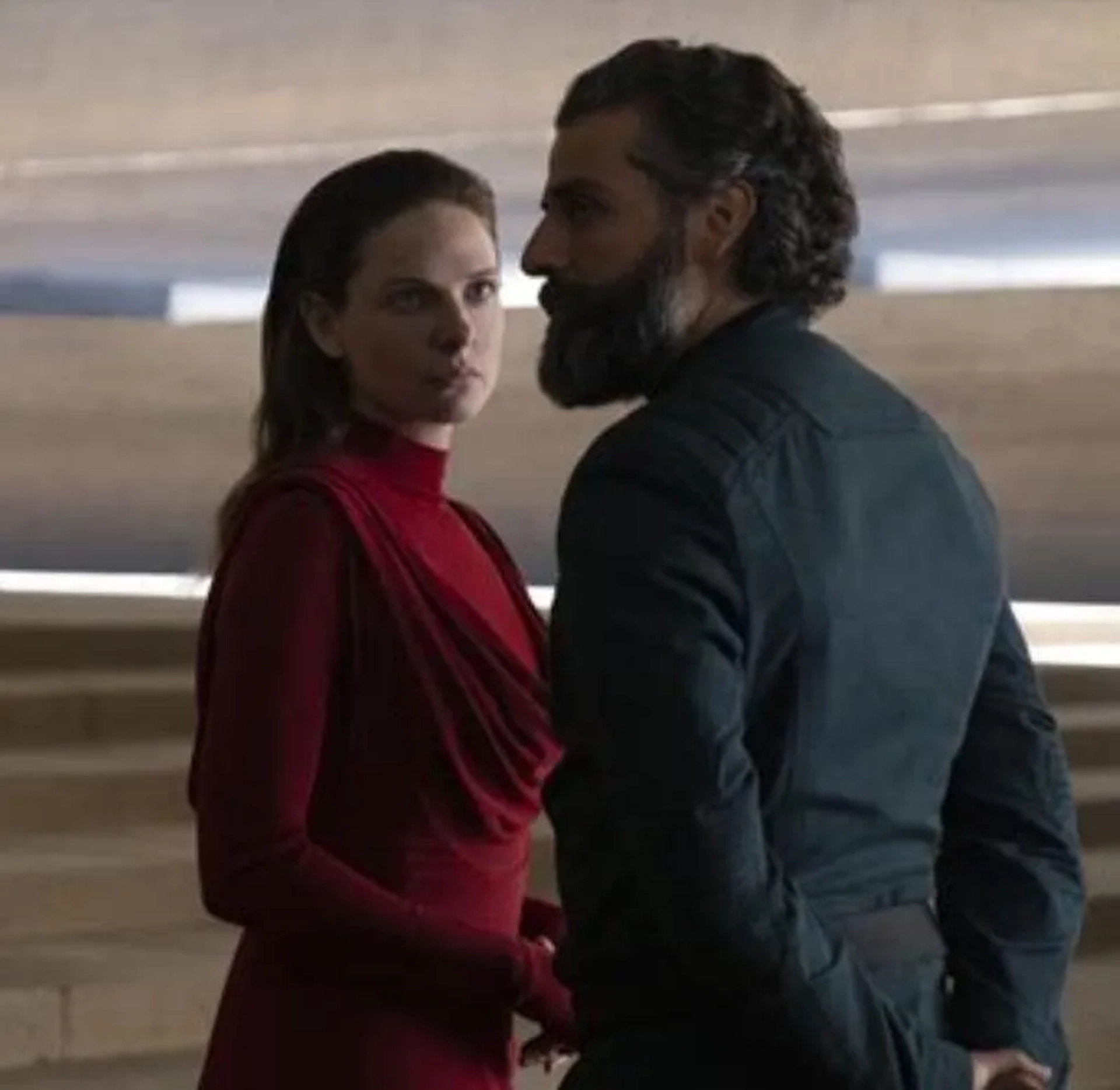 Rebecca Ferguson and Oscar Isaac in Dune (2021)