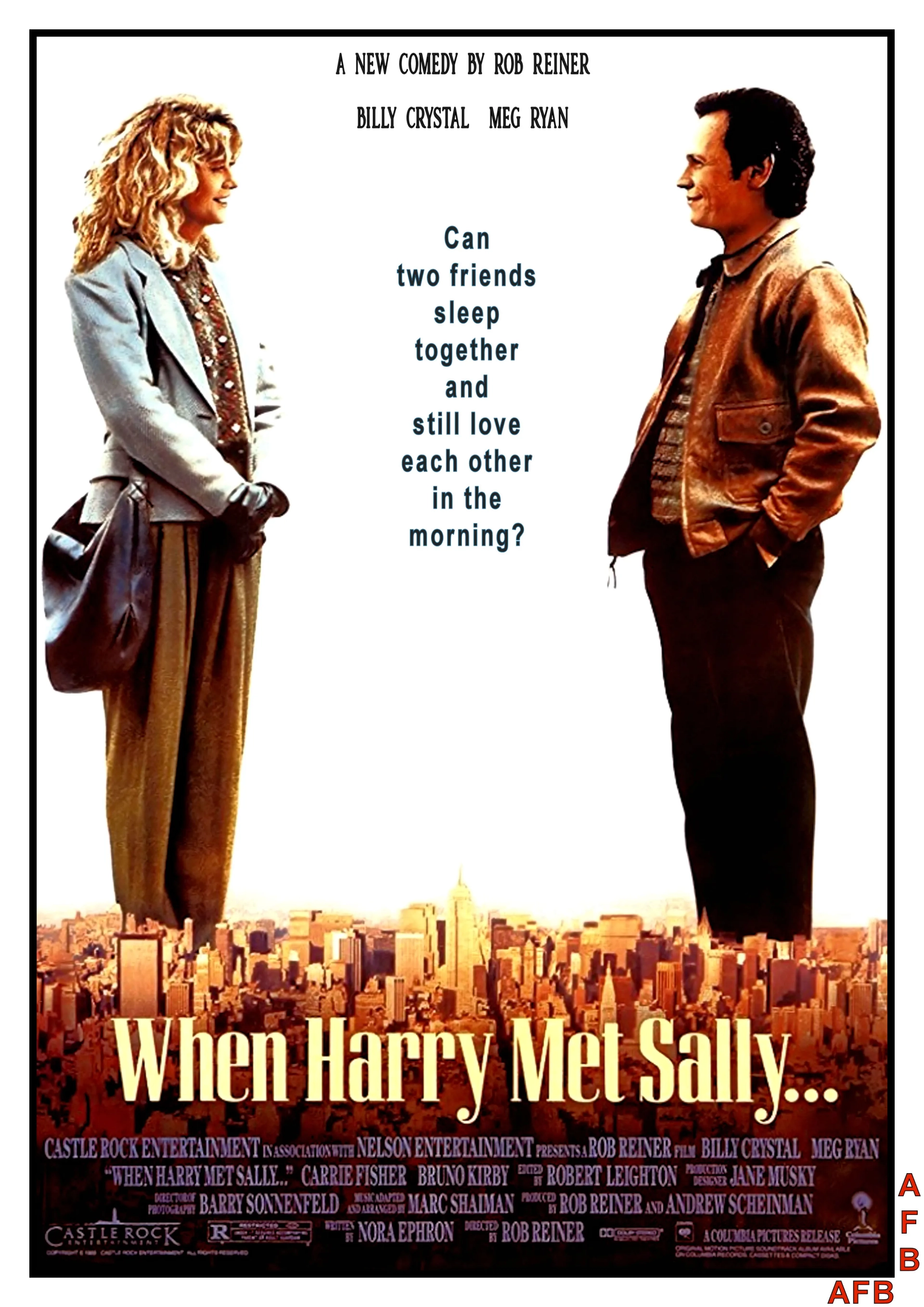 Meg Ryan and Billy Crystal in When Harry Met Sally... (1989)