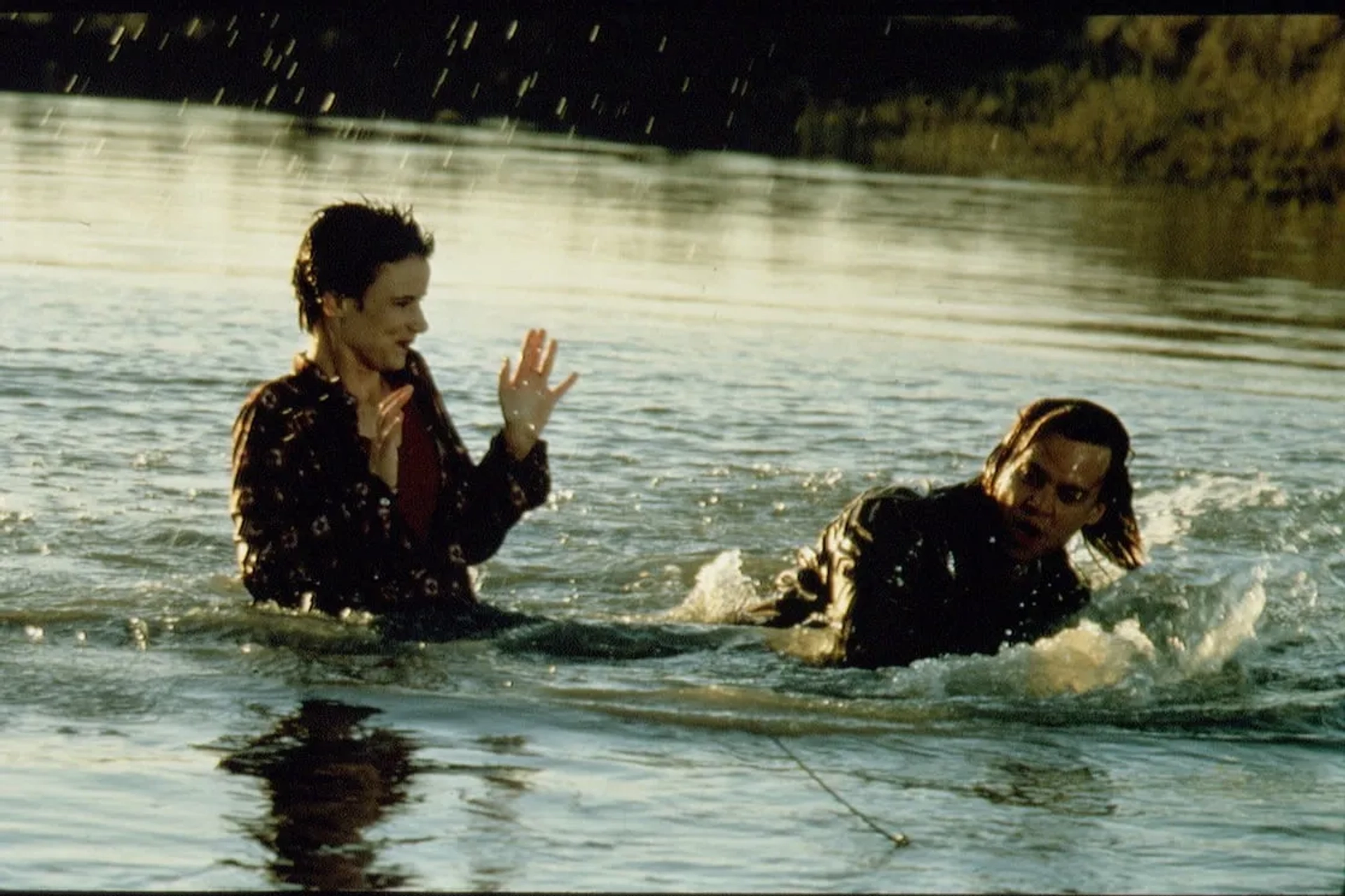 Johnny Depp and Juliette Lewis in What's Eating Gilbert Grape (1993)