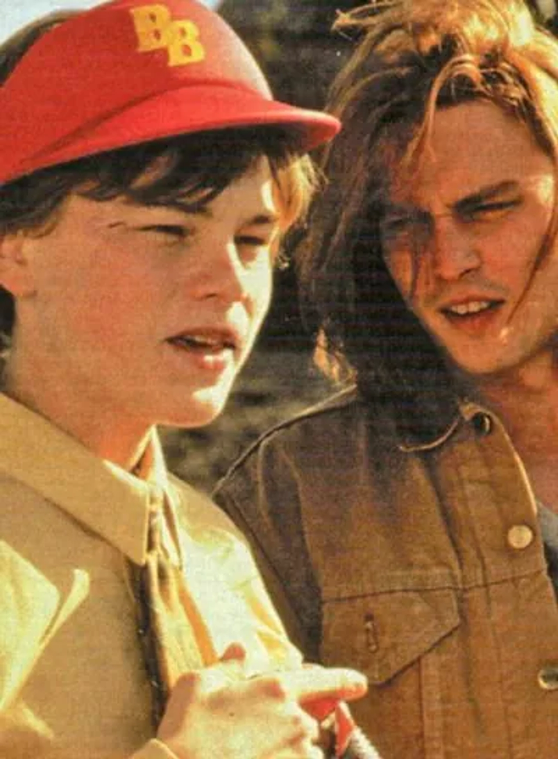 Johnny Depp and Leonardo DiCaprio in What's Eating Gilbert Grape (1993)