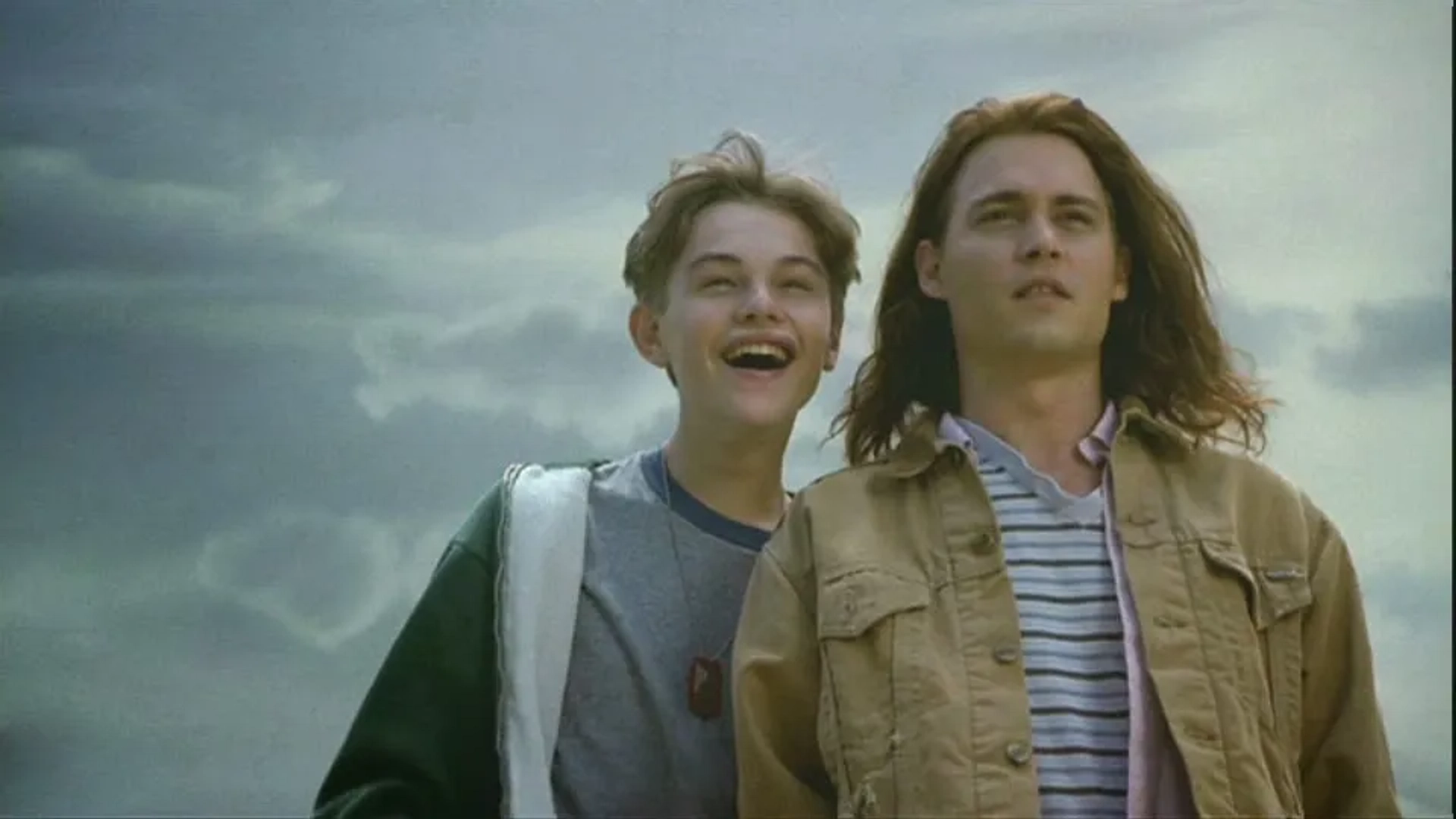 Johnny Depp and Leonardo DiCaprio in What's Eating Gilbert Grape (1993)