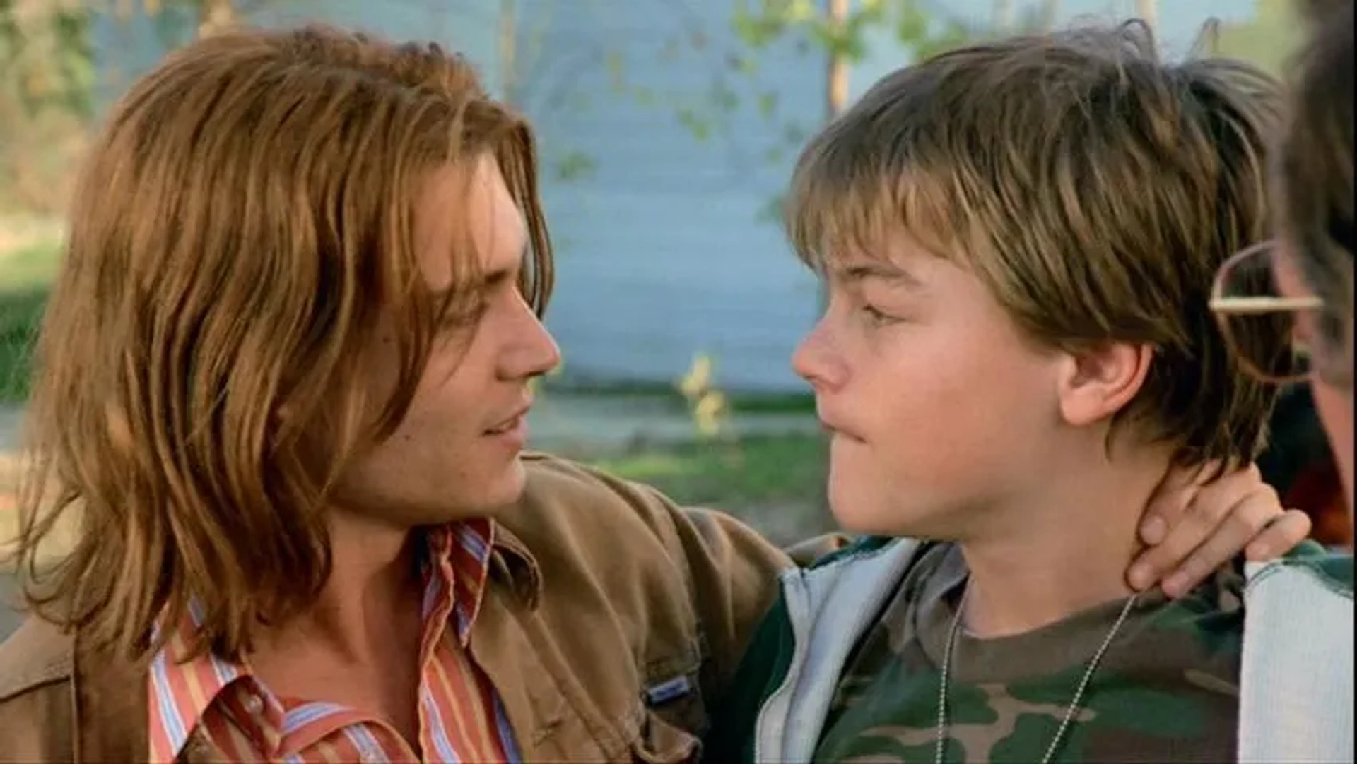 Johnny Depp and Leonardo DiCaprio in What's Eating Gilbert Grape (1993)