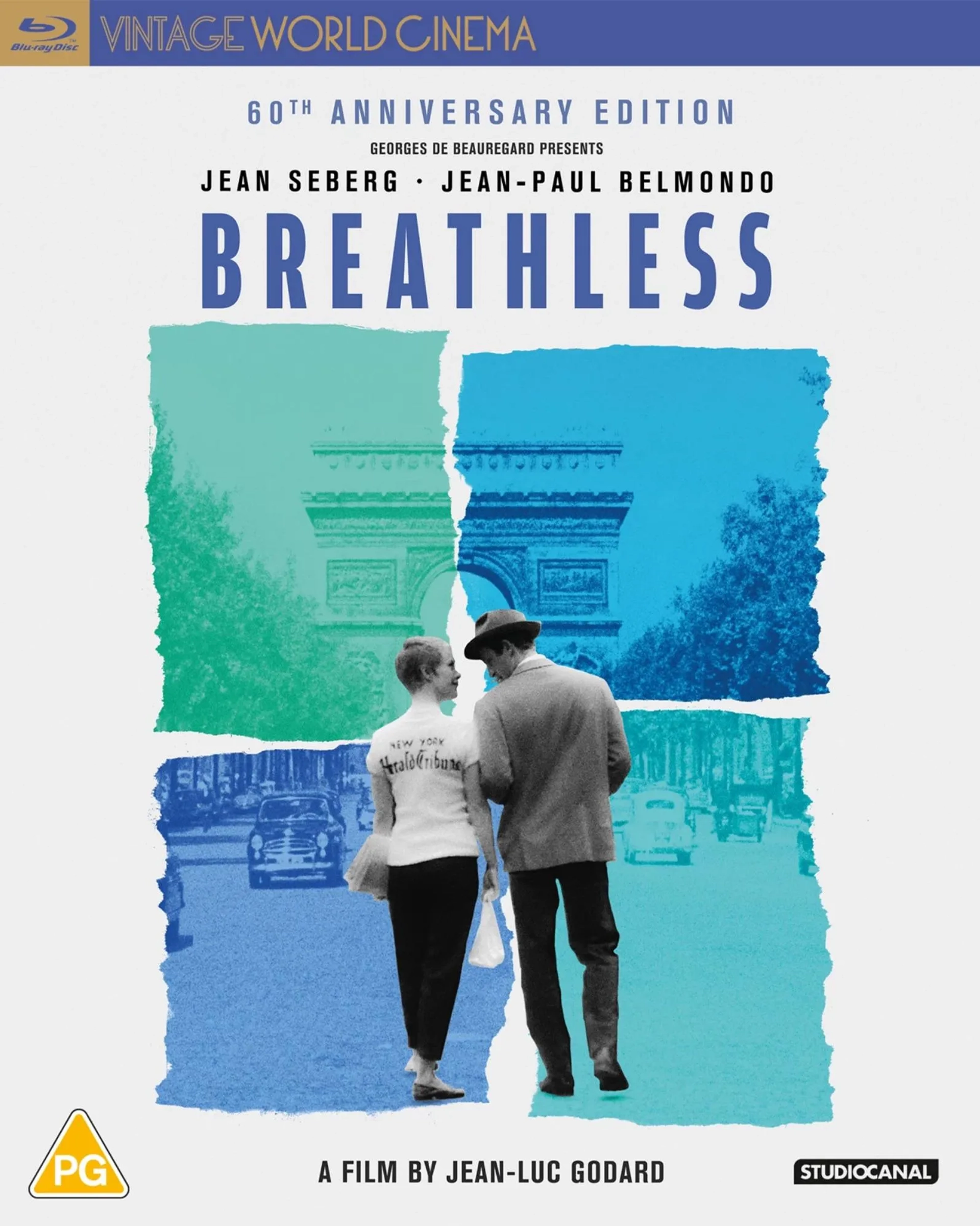 Jean-Paul Belmondo and Jean Seberg in Breathless (1960)