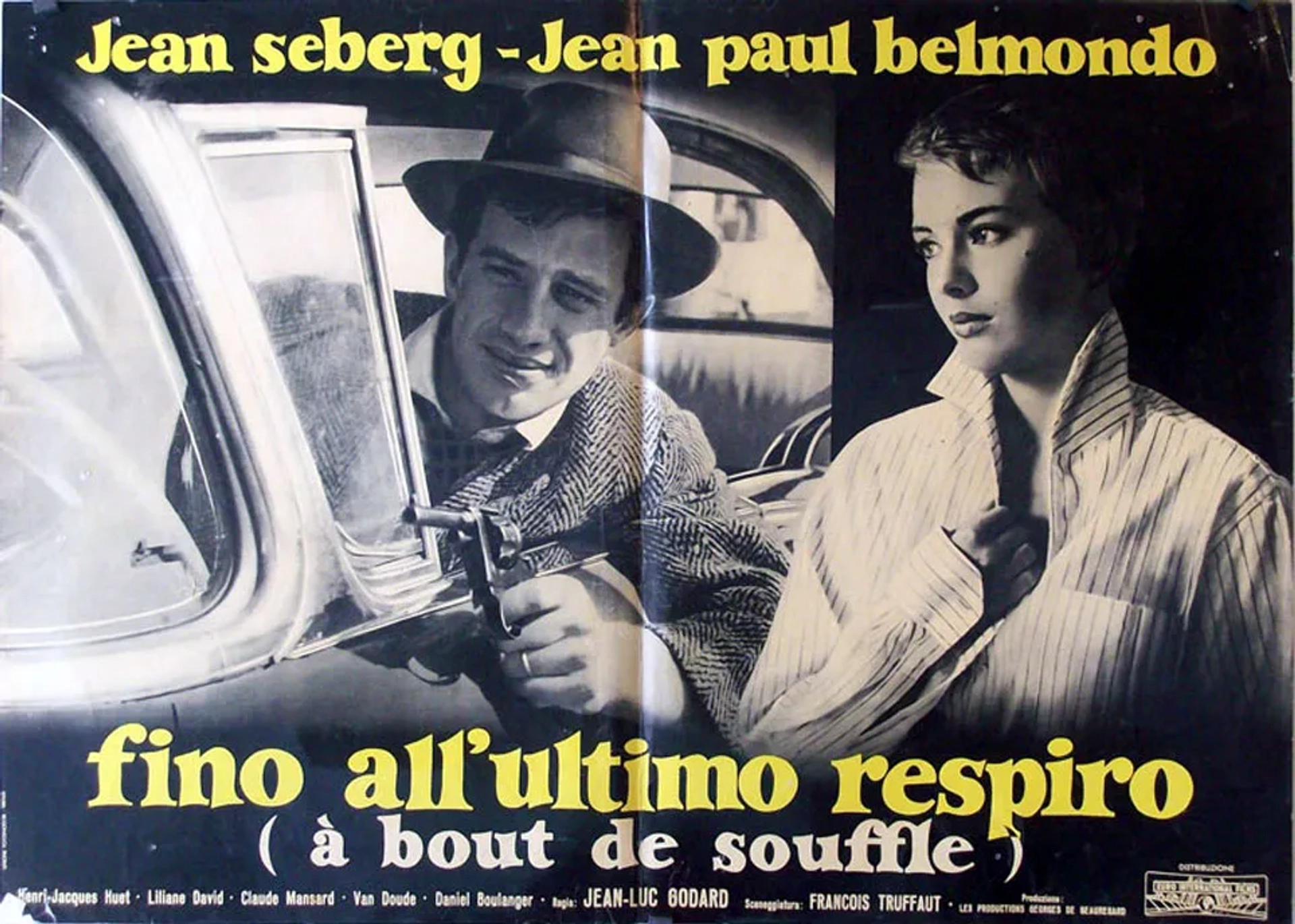 Jean-Paul Belmondo and Jean Seberg in Breathless (1960)