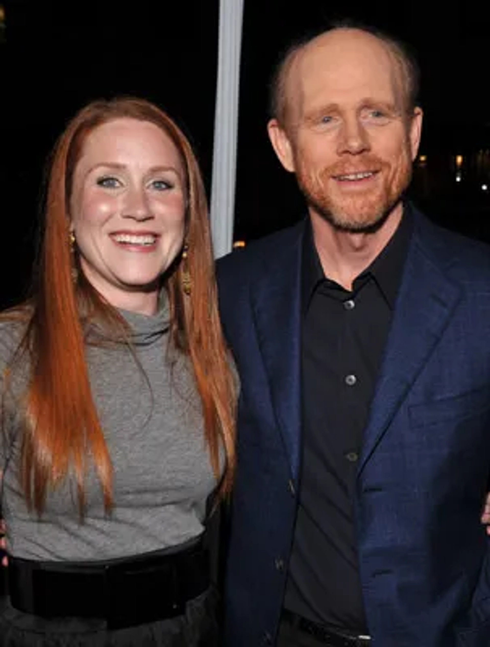 Ron Howard and Paige Howard at an event for Frost/Nixon (2008)