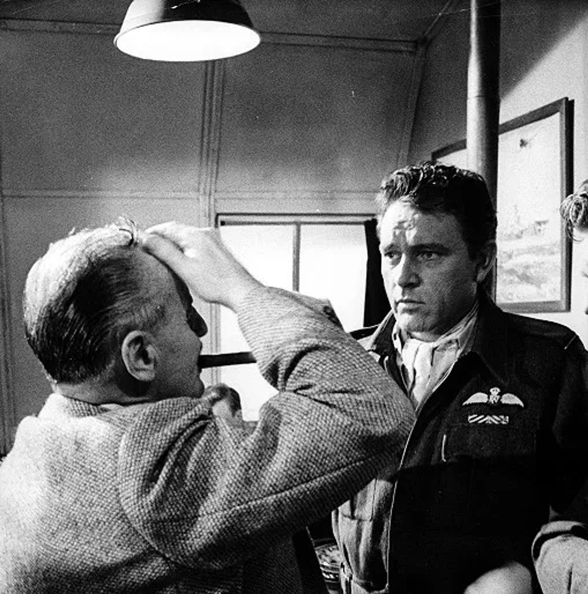 Richard Burton and Darryl F. Zanuck in The Longest Day (1962)