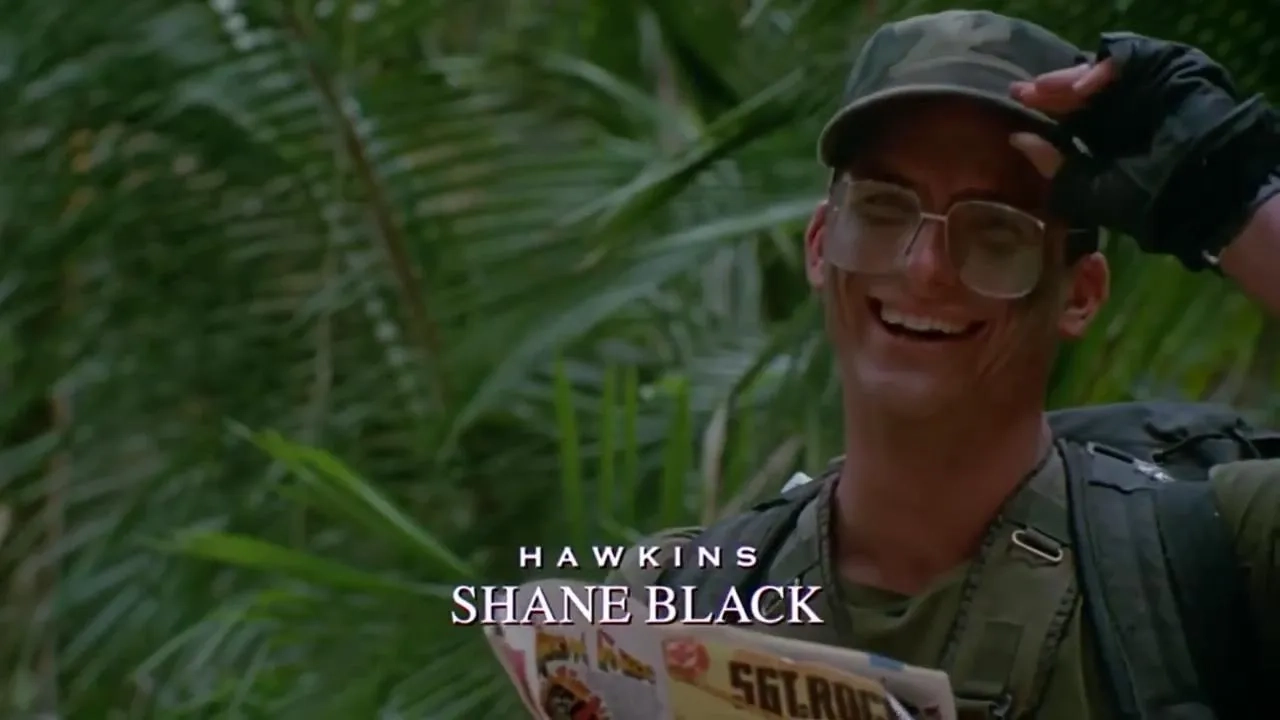 Shane Black in Predator (1987)