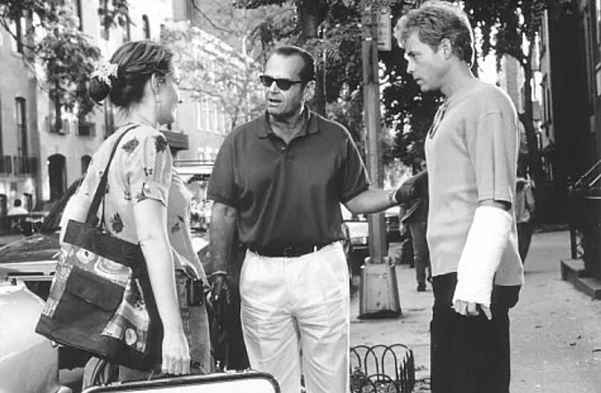 Helen Hunt, Jack Nicholson, and Greg Kinnear in As Good as It Gets (1997)