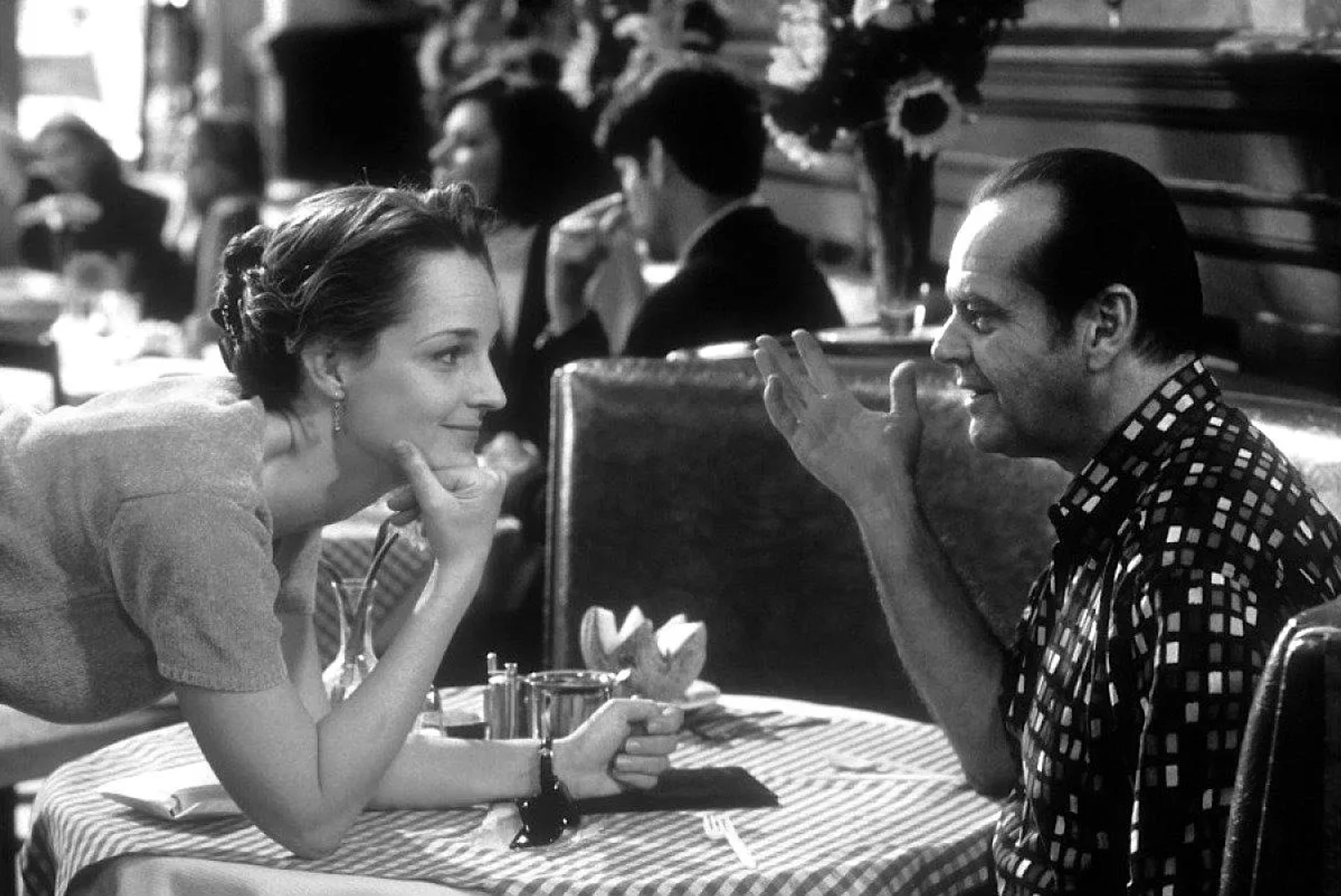 Helen Hunt and Jack Nicholson in As Good as It Gets (1997)