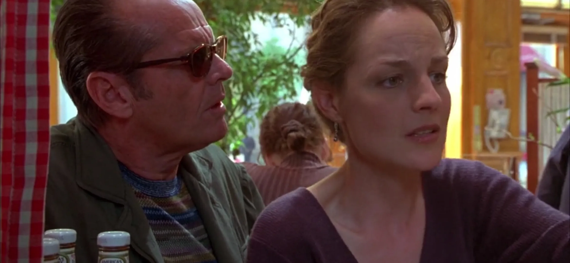 Helen Hunt and Jack Nicholson in As Good as It Gets (1997)