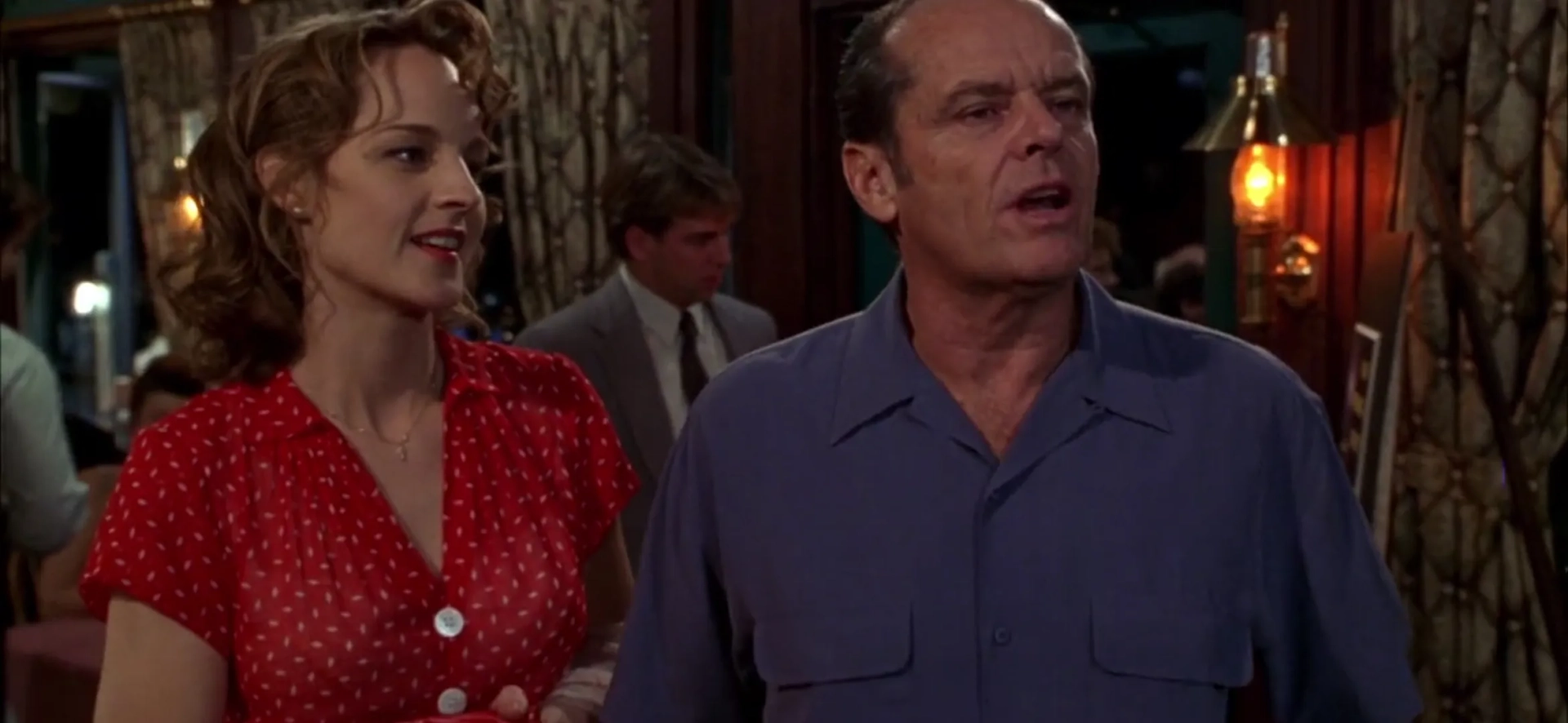 Helen Hunt and Jack Nicholson in As Good as It Gets (1997)