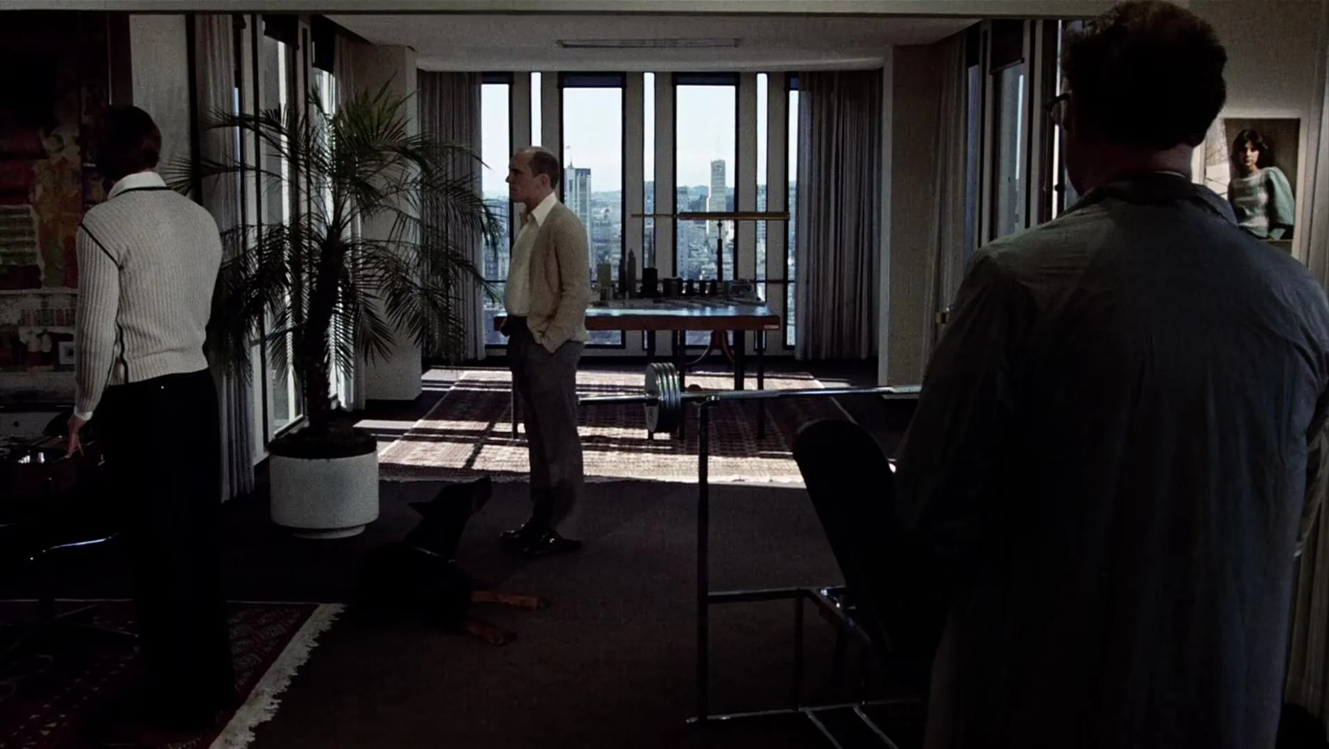 Harrison Ford, Robert Duvall, and Gene Hackman in The Conversation (1974)