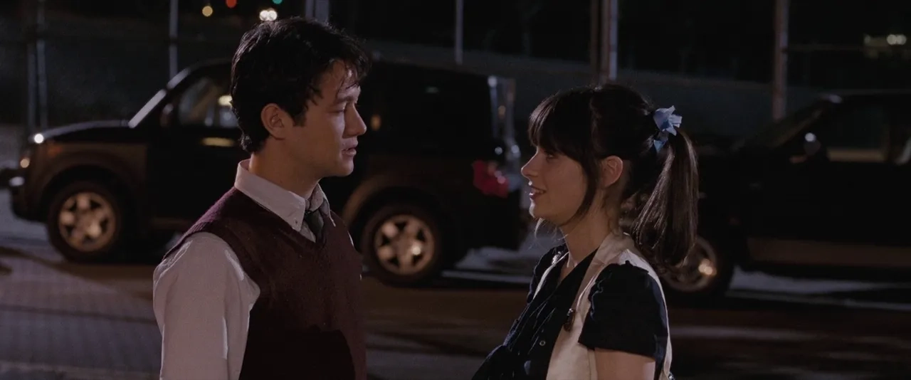 Zooey Deschanel and Joseph Gordon-Levitt in 500 Days of Summer (2009)