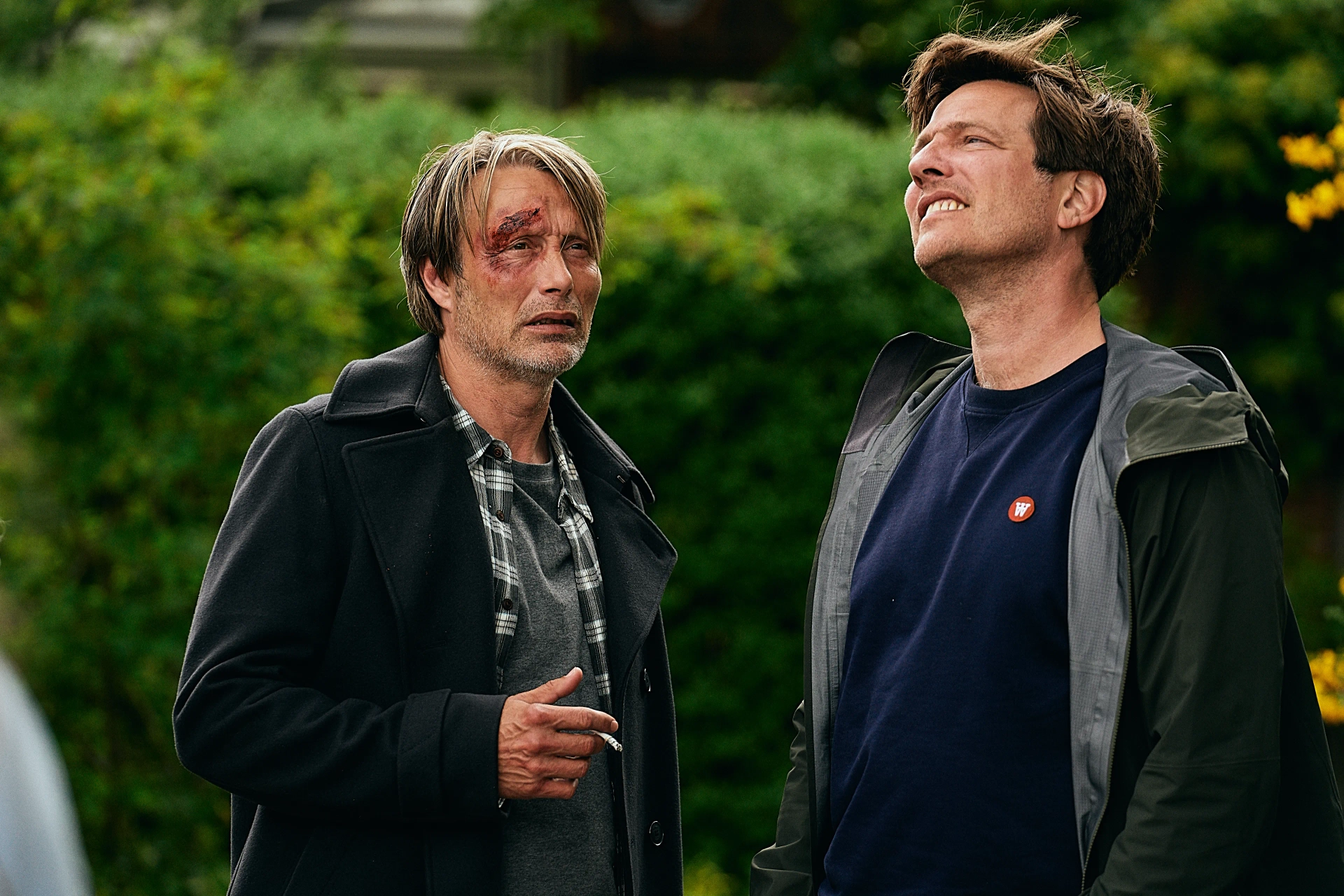 Mads Mikkelsen and Thomas Vinterberg in Another Round (2020)