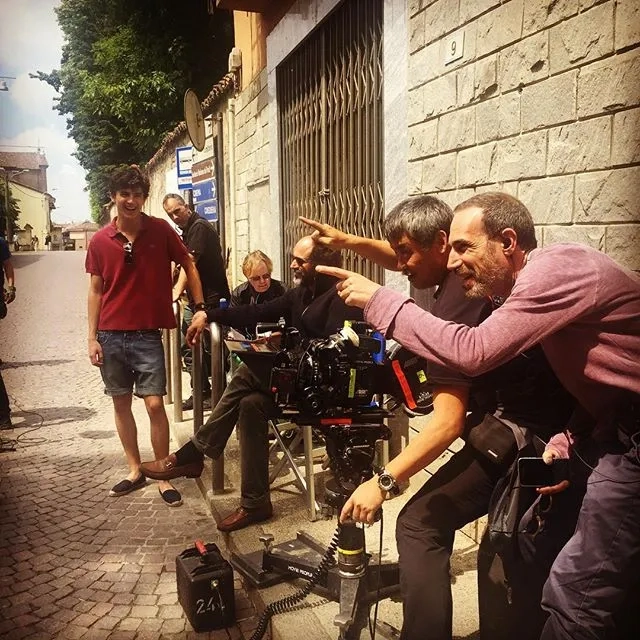 Luca Guadagnino, Sayombhu Mukdeeprom, and Timothée Chalamet in Call Me by Your Name (2017)