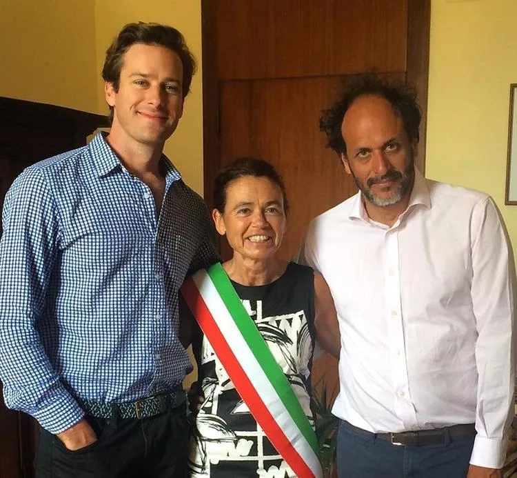 Luca Guadagnino and Armie Hammer at an event for Call Me by Your Name (2017)