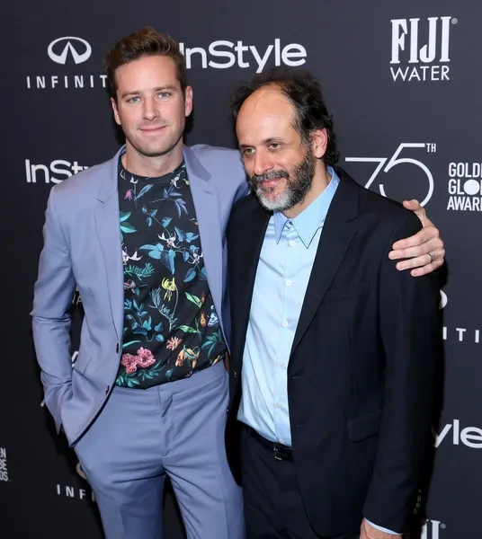 Luca Guadagnino and Armie Hammer at an event for Call Me by Your Name (2017)