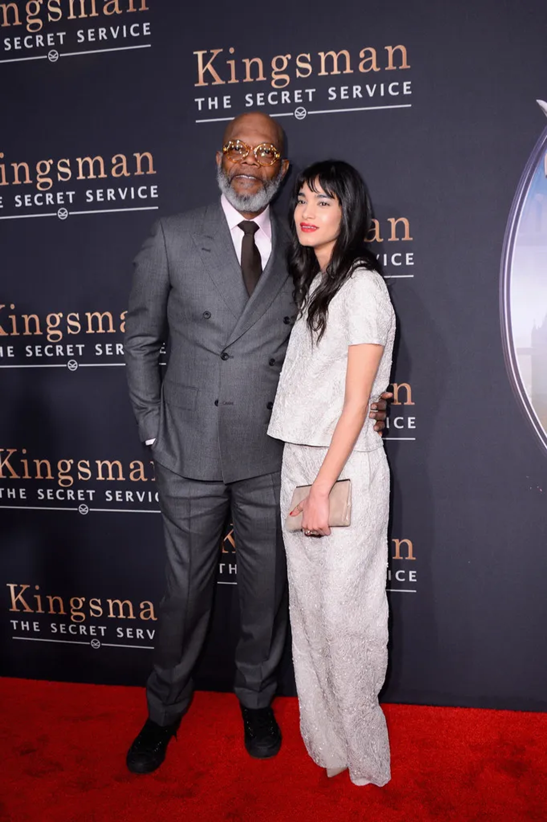 Samuel L. Jackson and Sofia Boutella at an event for Kingsman: The Secret Service (2014)