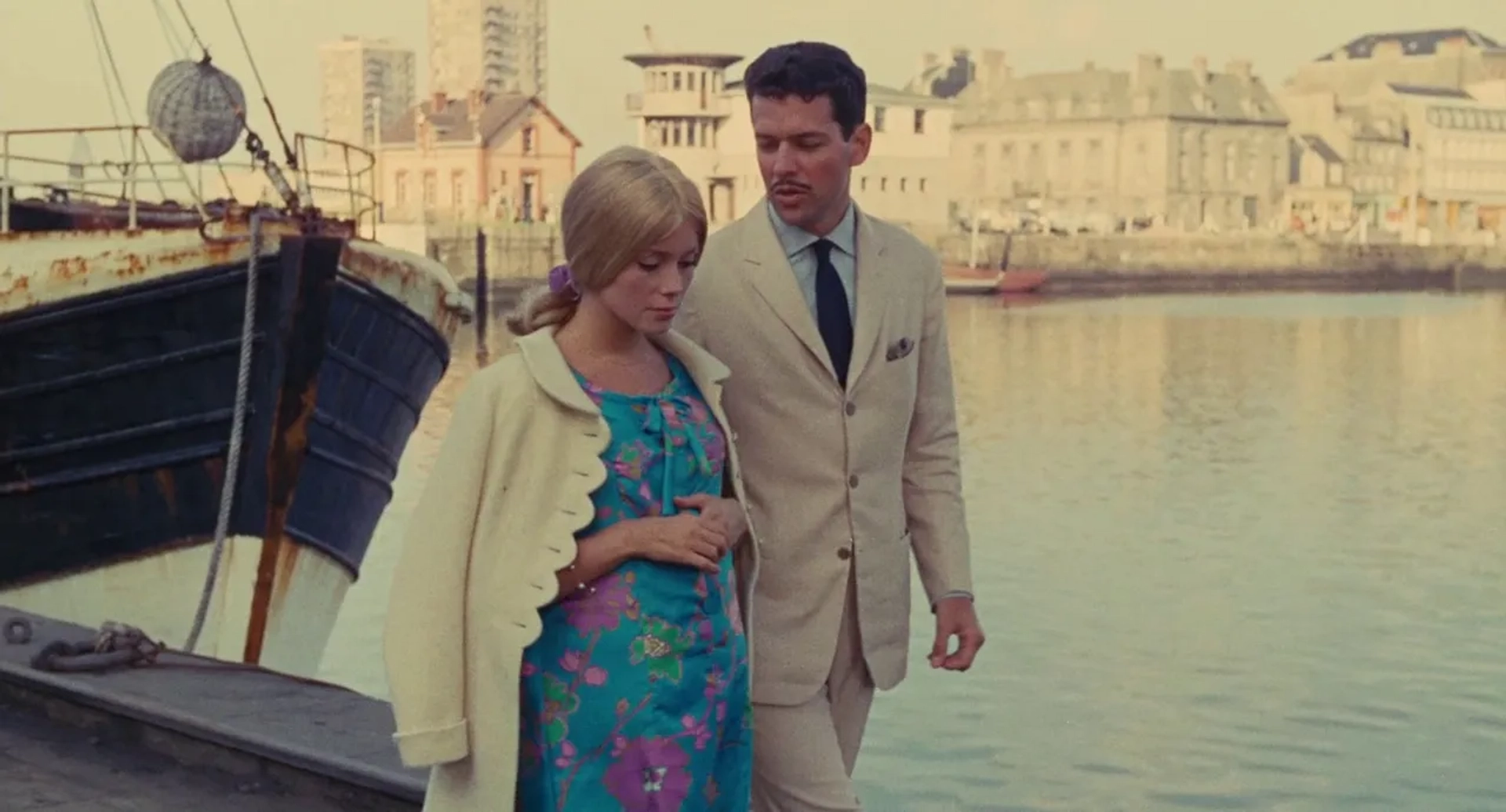 Catherine Deneuve and Marc Michel in The Umbrellas of Cherbourg (1964)