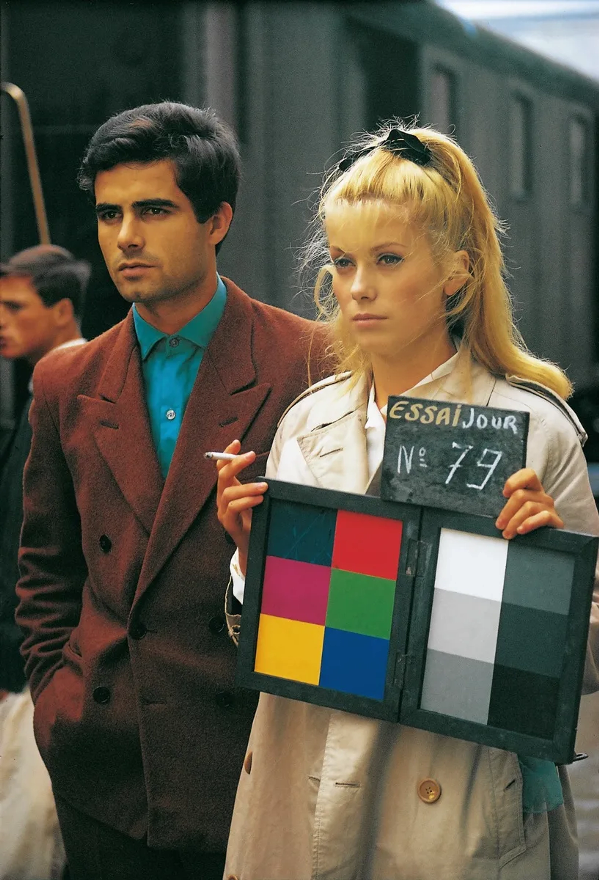 Catherine Deneuve and Nino Castelnuovo in The Umbrellas of Cherbourg (1964)