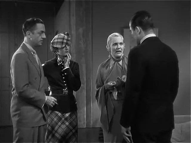 Myrna Loy, William Powell, and Minna Gombell in The Thin Man (1934)