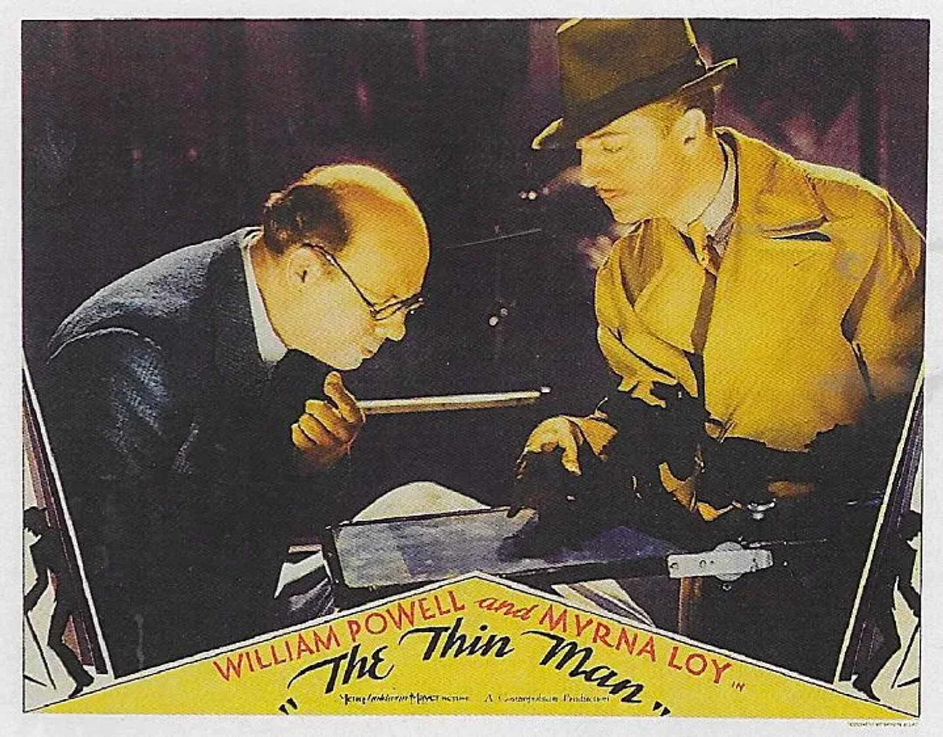 William Powell and Raymond Brown in The Thin Man (1934)