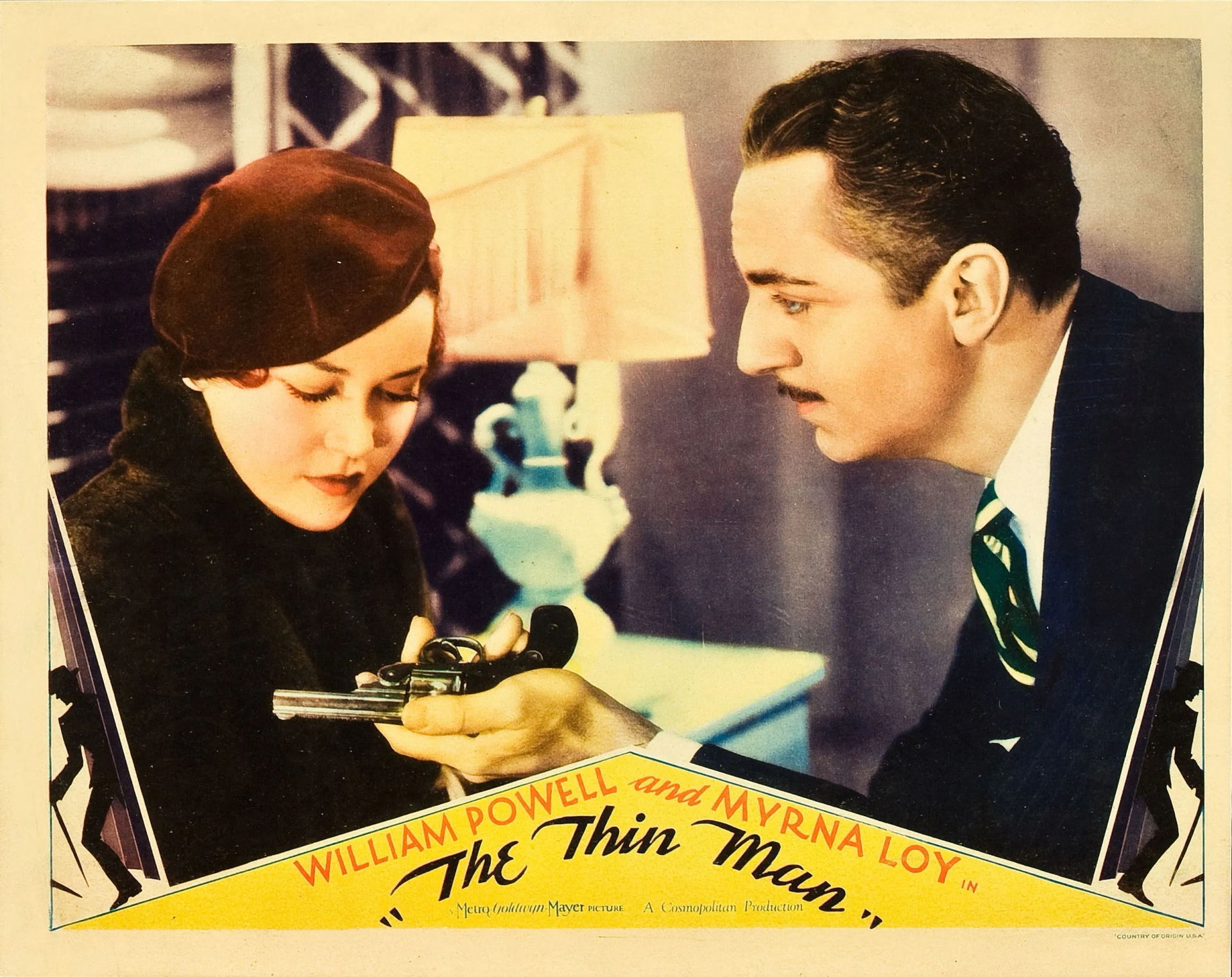 Maureen O'Sullivan and William Powell in The Thin Man (1934)