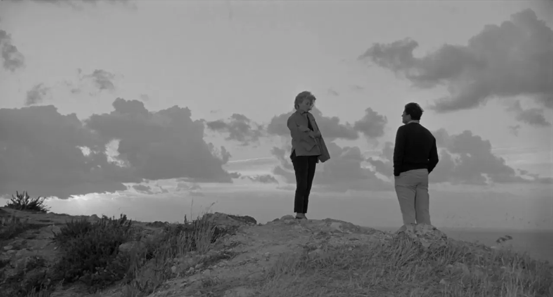 Gabriele Ferzetti and Monica Vitti in L'Avventura (1960)