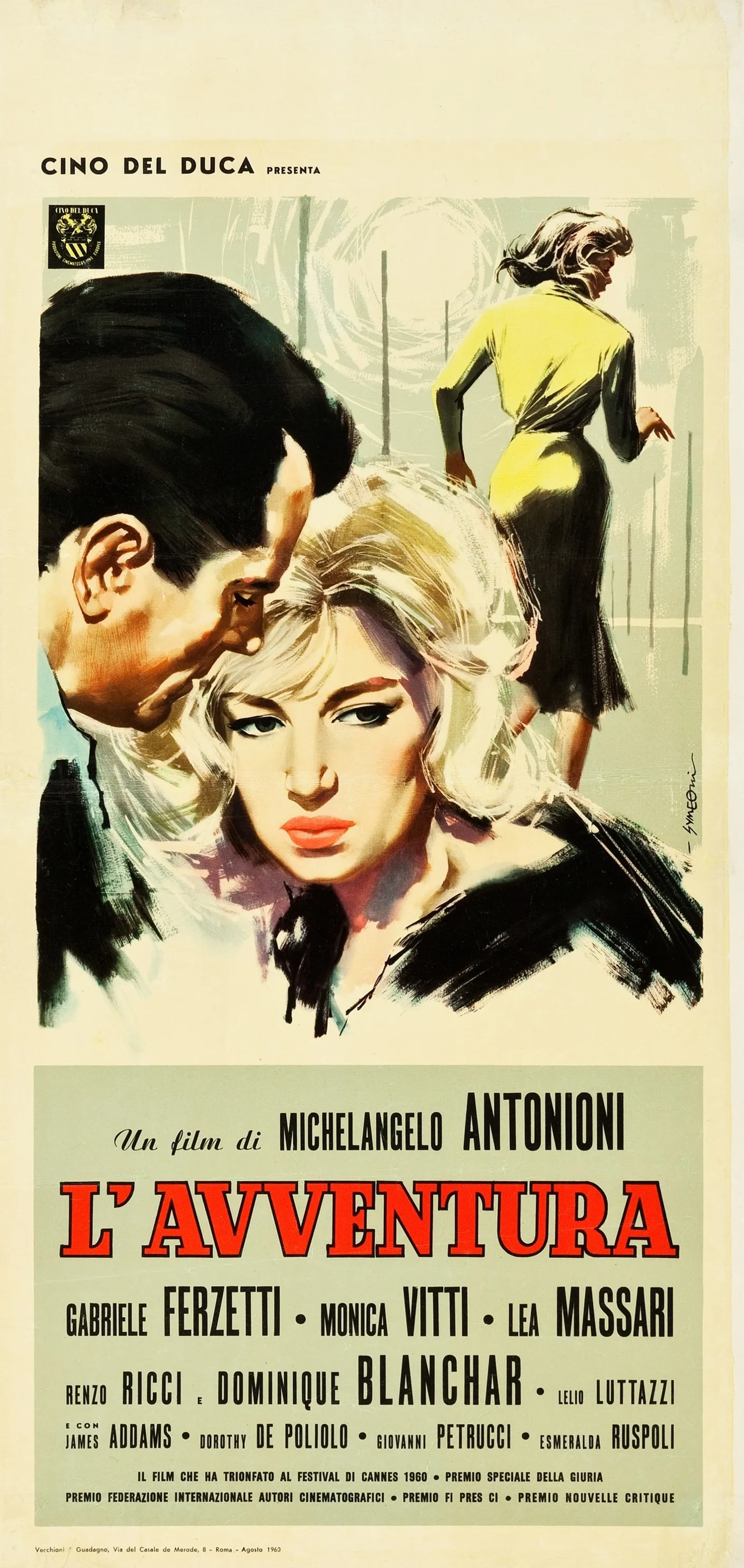 Gabriele Ferzetti and Monica Vitti in L'Avventura (1960)