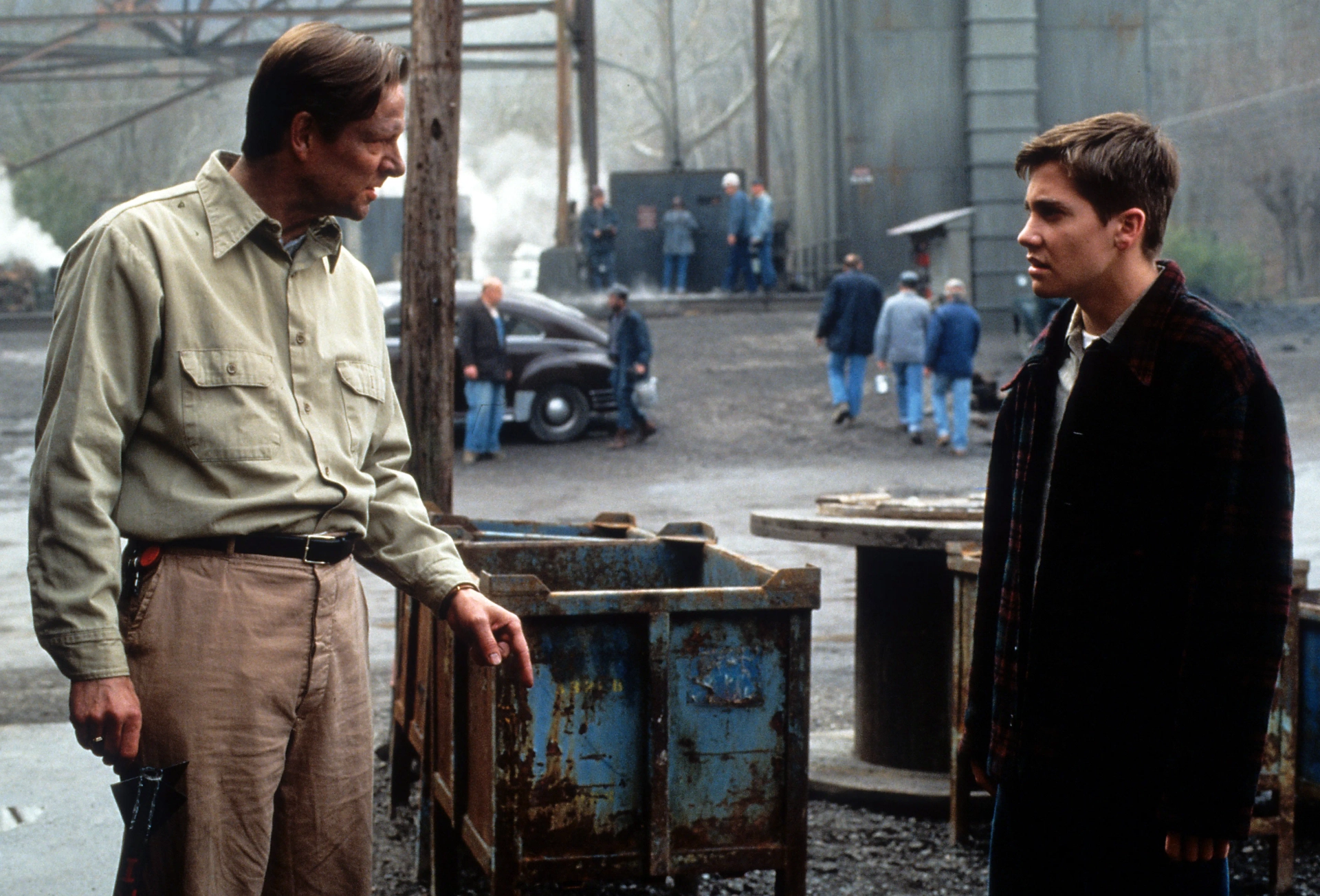 Chris Cooper and Jake Gyllenhaal in October Sky (1999)