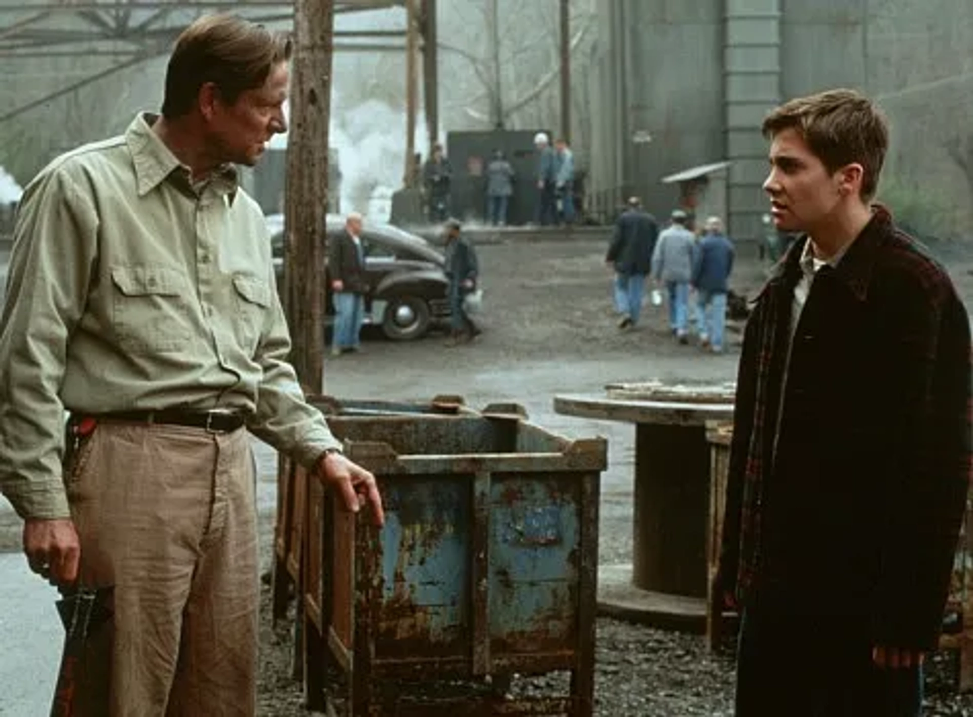 Chris Cooper and Jake Gyllenhaal in October Sky (1999)