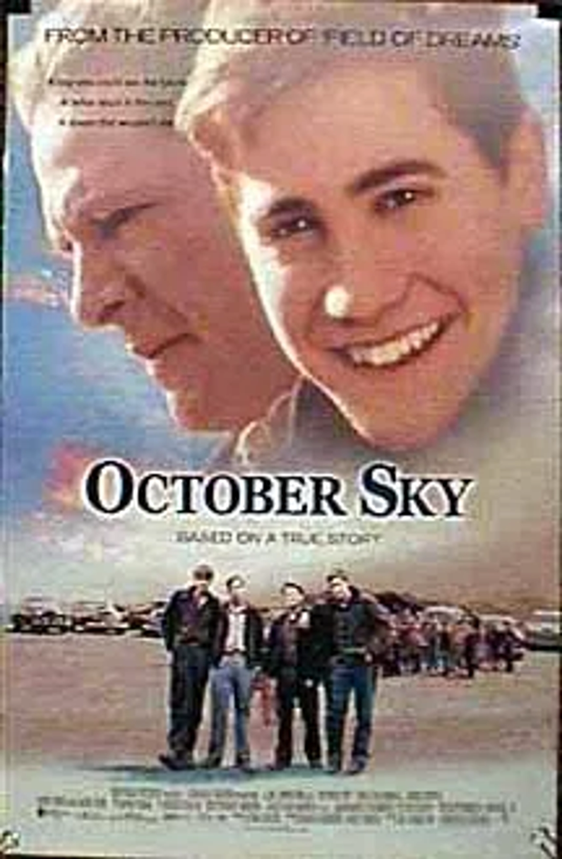 William Lee Scott, Chris Cooper, Jake Gyllenhaal, Chad Lindberg, and Chris Owen in October Sky (1999)