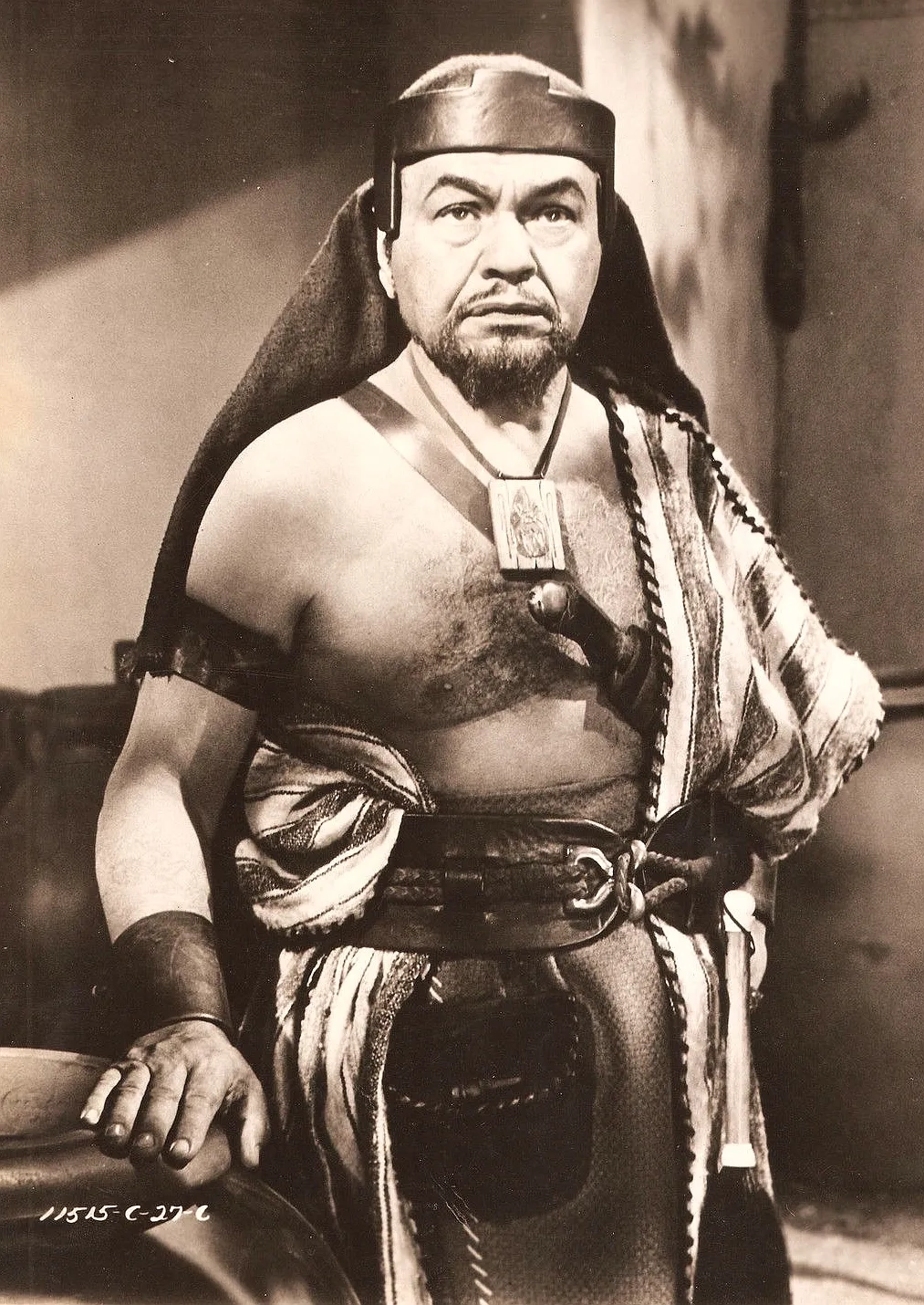 Edward G. Robinson in The Ten Commandments (1956)