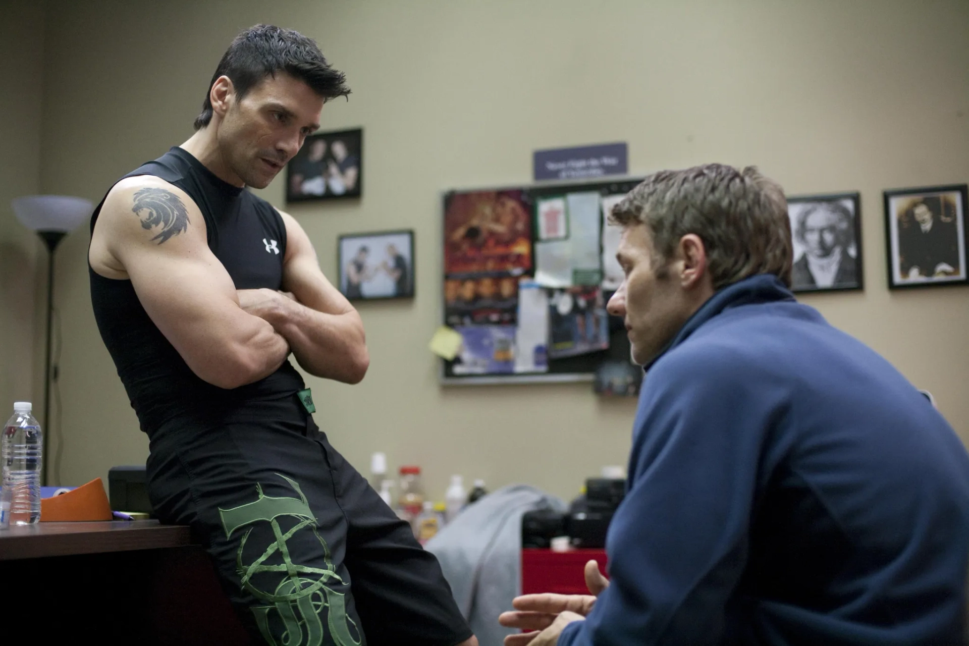 Joel Edgerton and Frank Grillo in Warrior (2011)