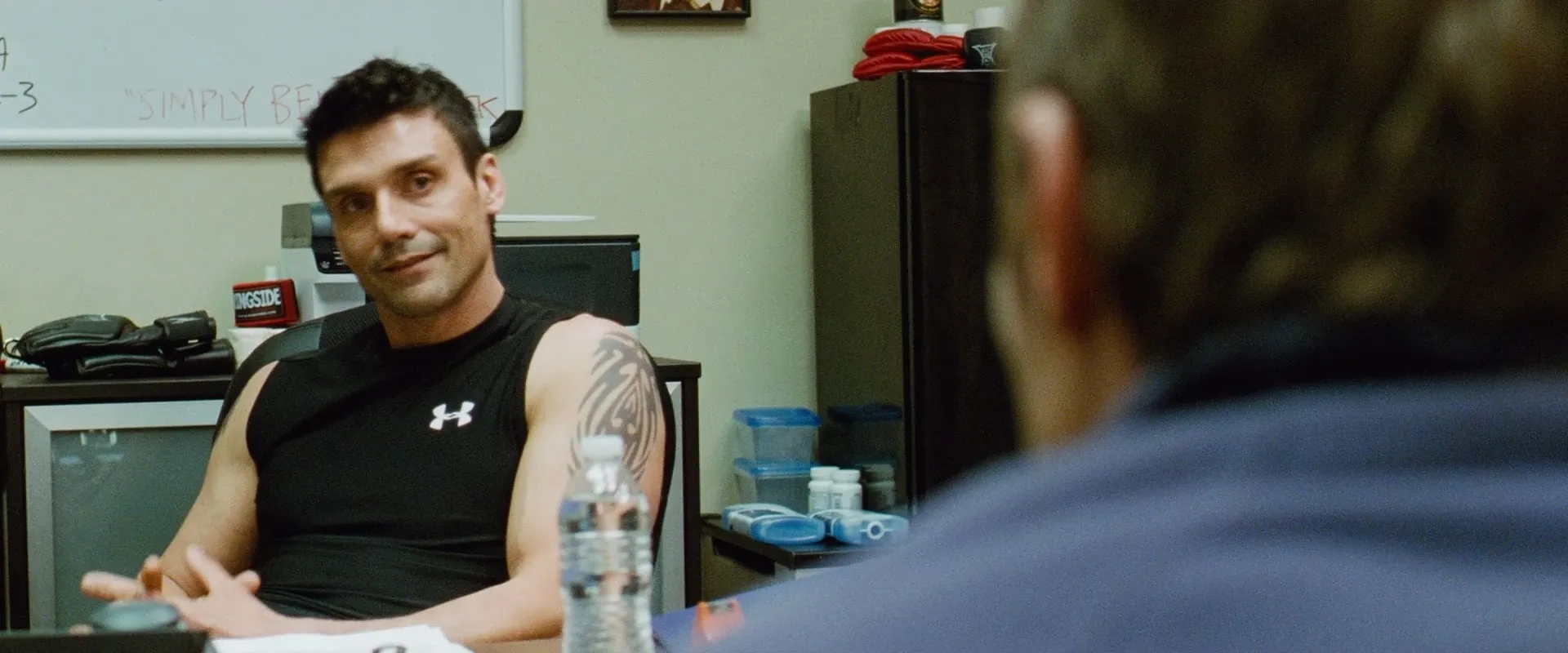 Joel Edgerton and Frank Grillo in Warrior (2011)