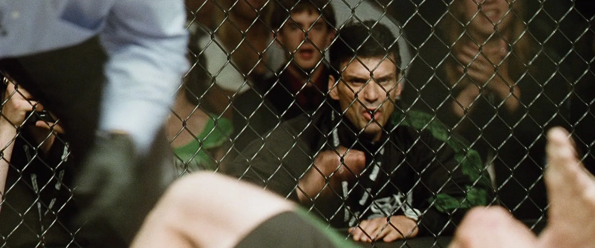 Joel Edgerton, Frank Grillo, and Josh Rosenthal in Warrior (2011)