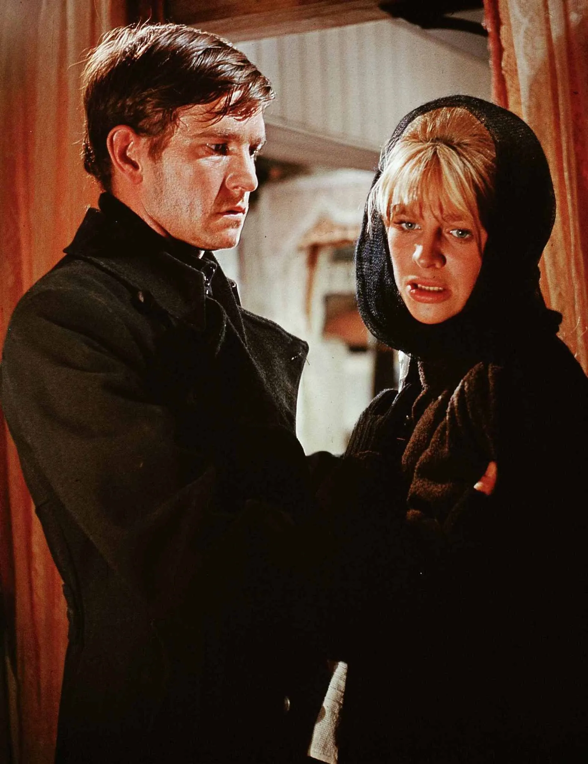 Julie Christie and Tom Courtenay in Doctor Zhivago (1965)