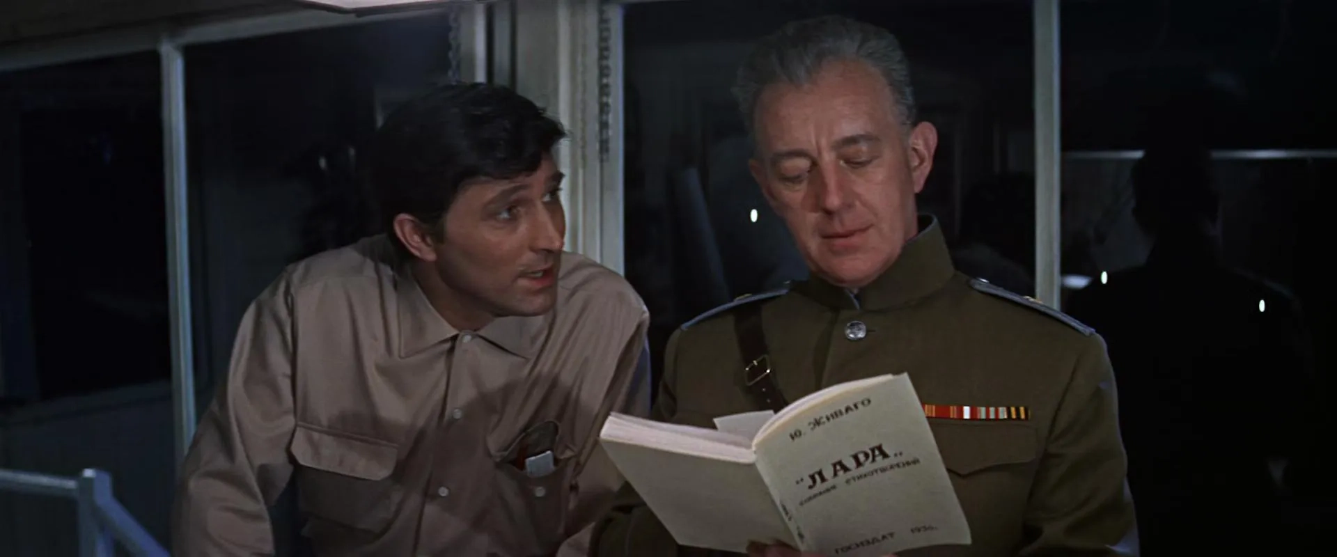 Alec Guinness and Mark Eden in Doctor Zhivago (1965)