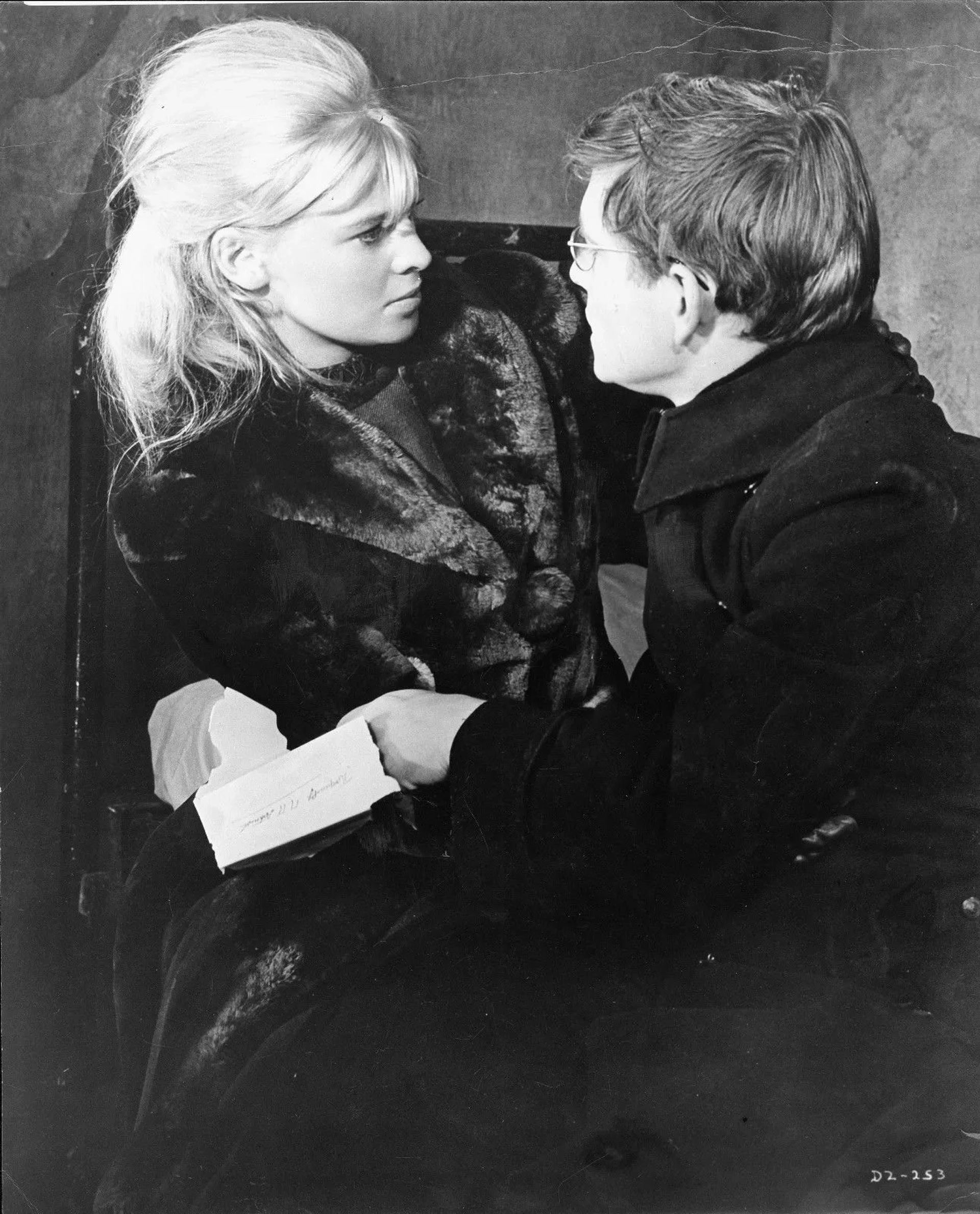 Julie Christie and Tom Courtenay in Doctor Zhivago (1965)