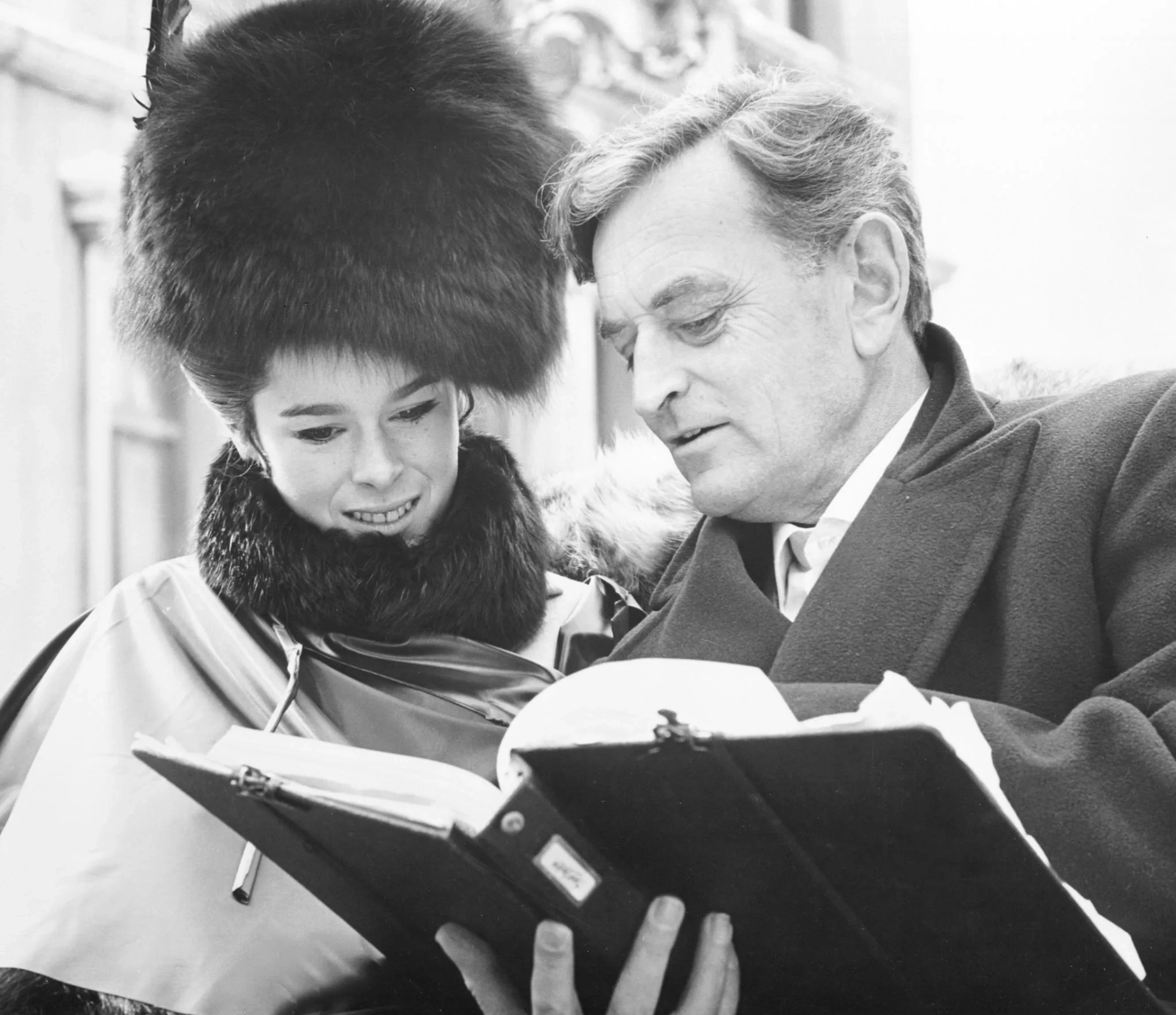 David Lean and Geraldine Chaplin in Doctor Zhivago (1965)